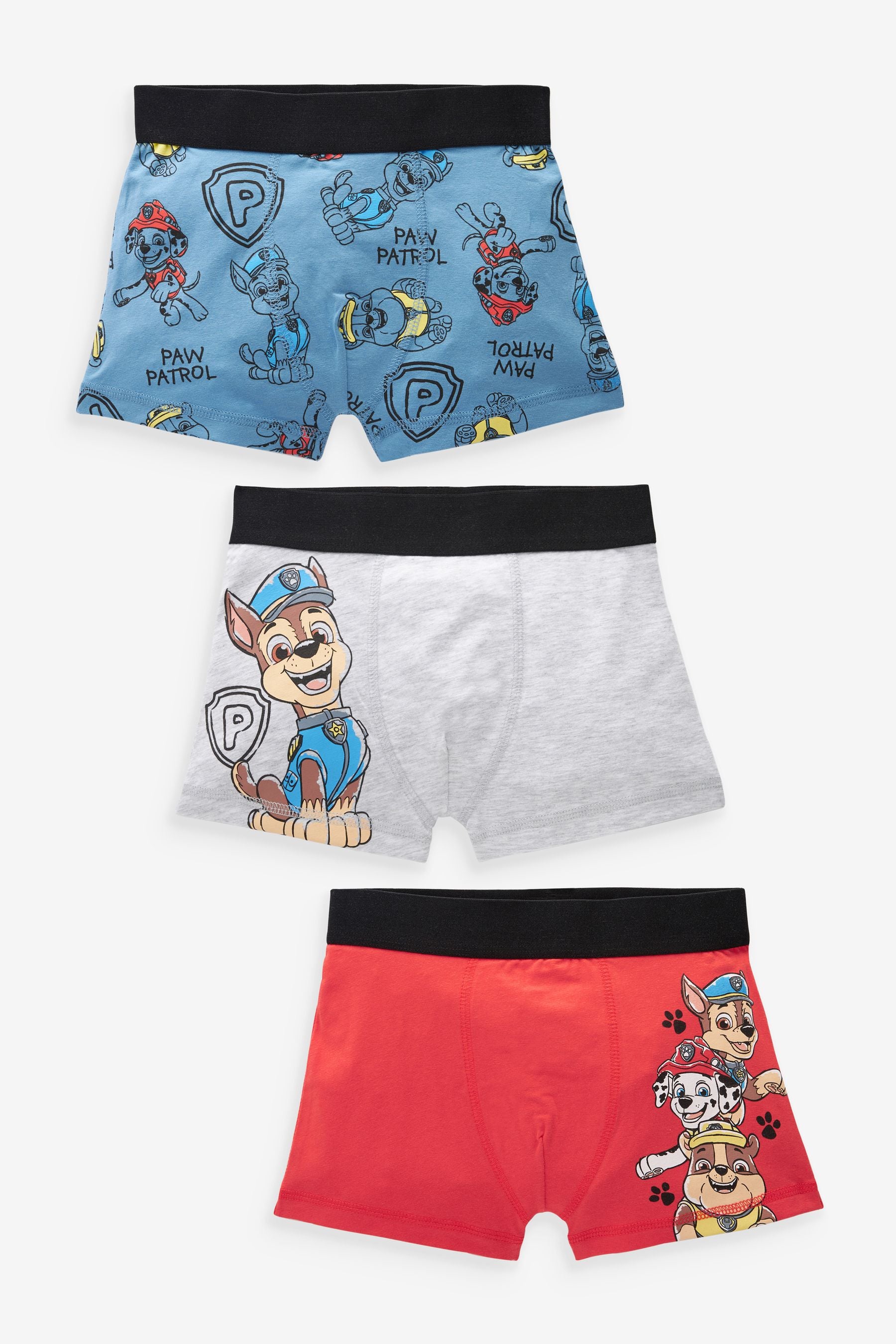 PAW Patrol License Trunks 3 Pack (1.5-14yrs)