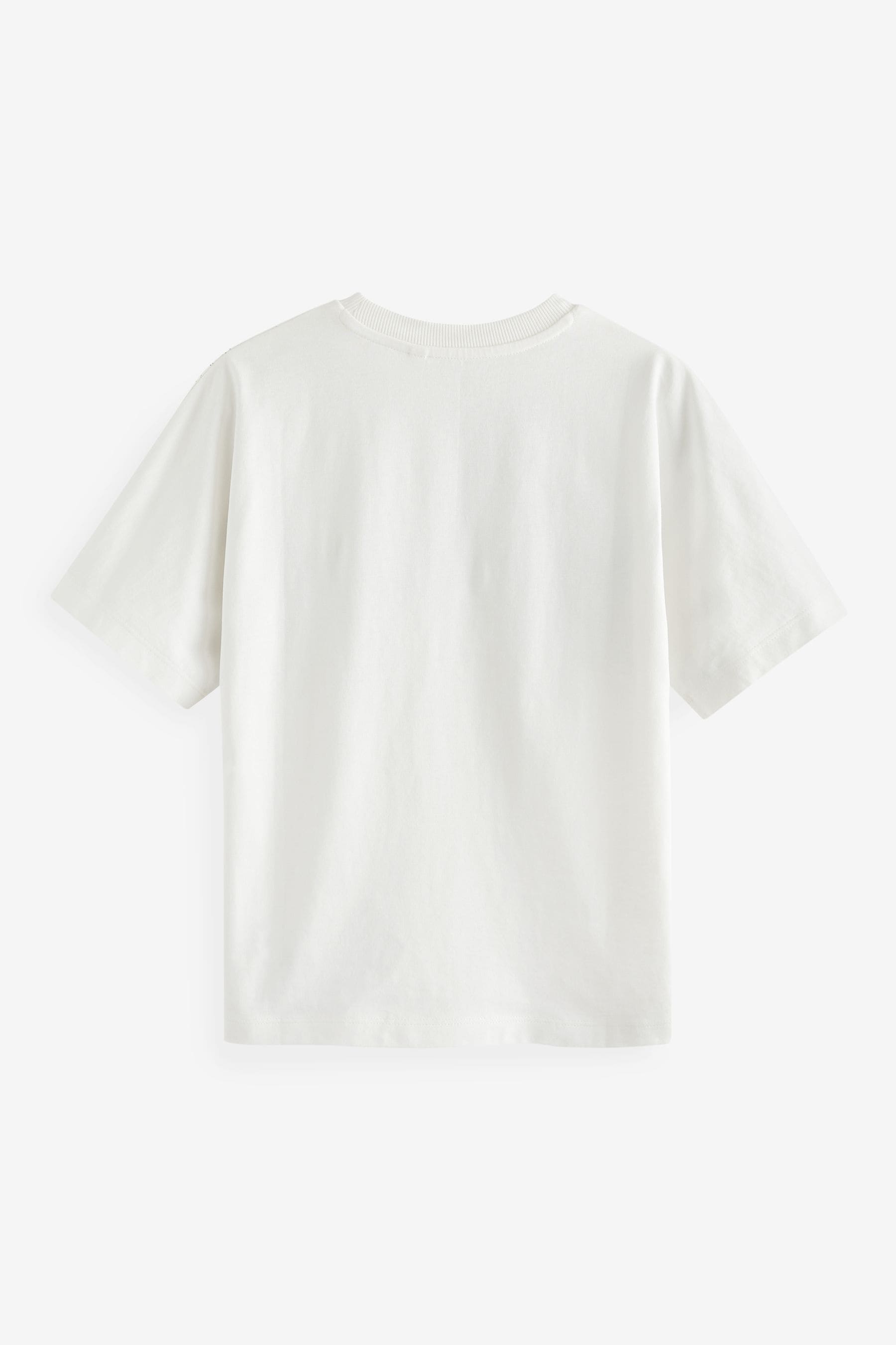 White Cool Vibes Relaxed Fit Short Sleeve Graphic T-Shirt (3-16yrs)