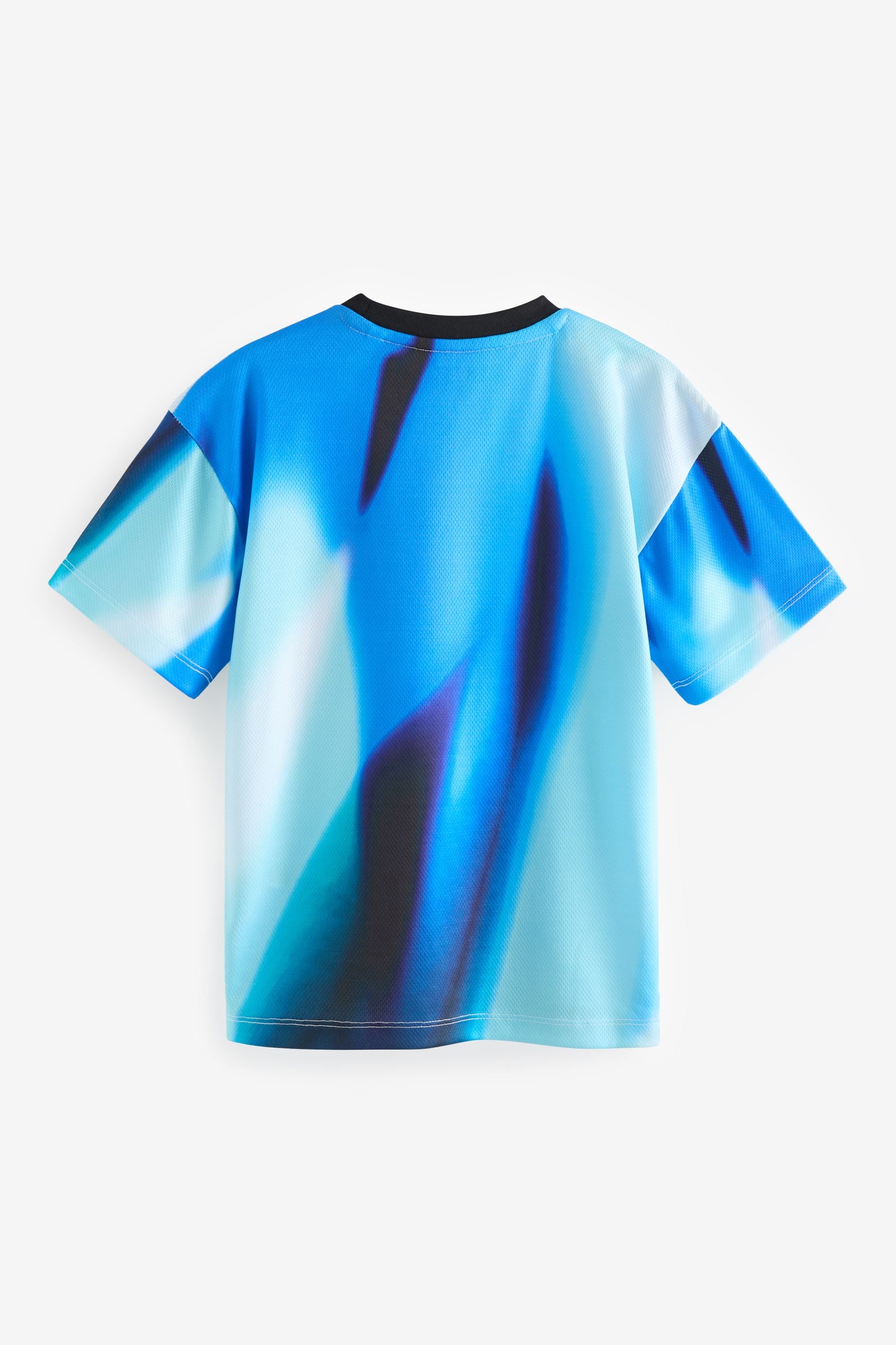 Blue Short Sleeve Graphic 100% Cotton T-Shirt (3-16yrs)