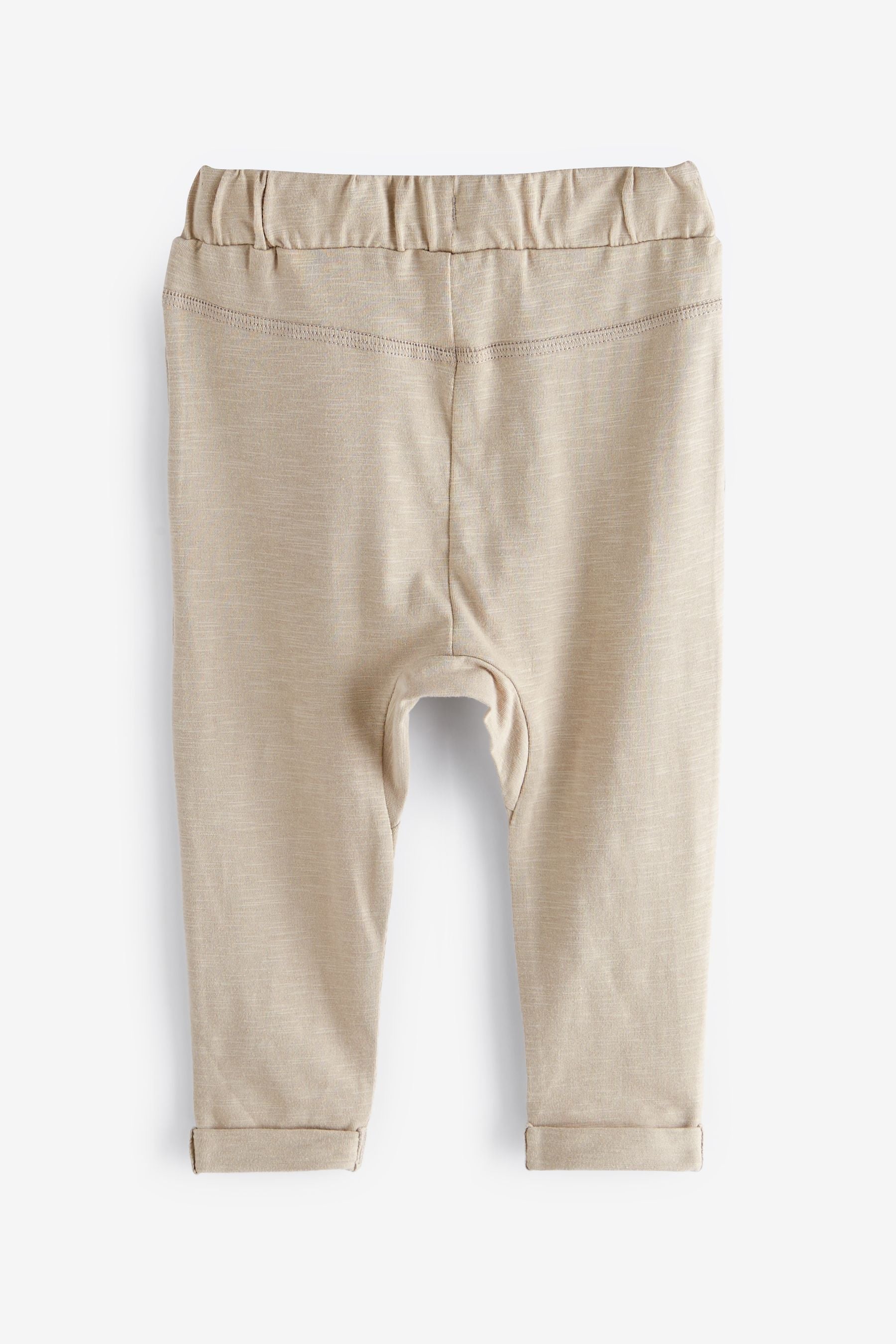 Stone Lightweight 100% Cotton Jersey Joggers (3mths-7yrs)