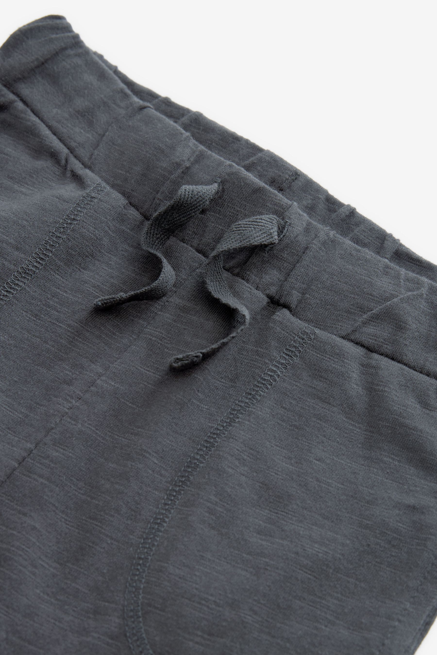 Charcoal Grey Lightweight 100% Cotton Jersey Joggers (3mths-7yrs)