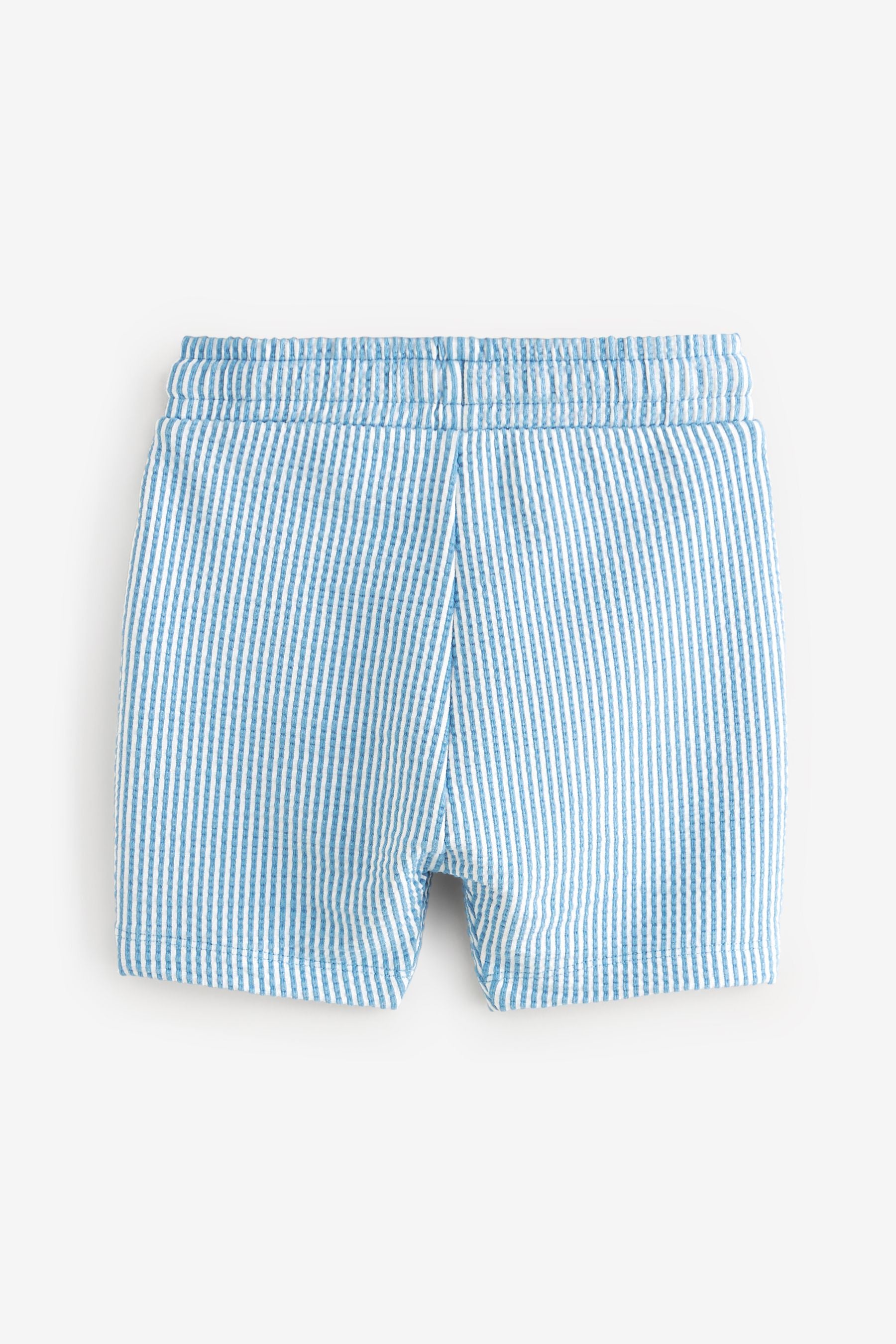 Blue Stripe Lightweight Jersey Shorts (3mths-7yrs)