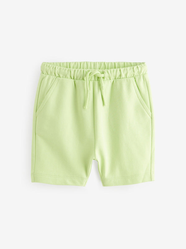 Green 100% Cotton Jersey Shorts (3mths-7yrs)