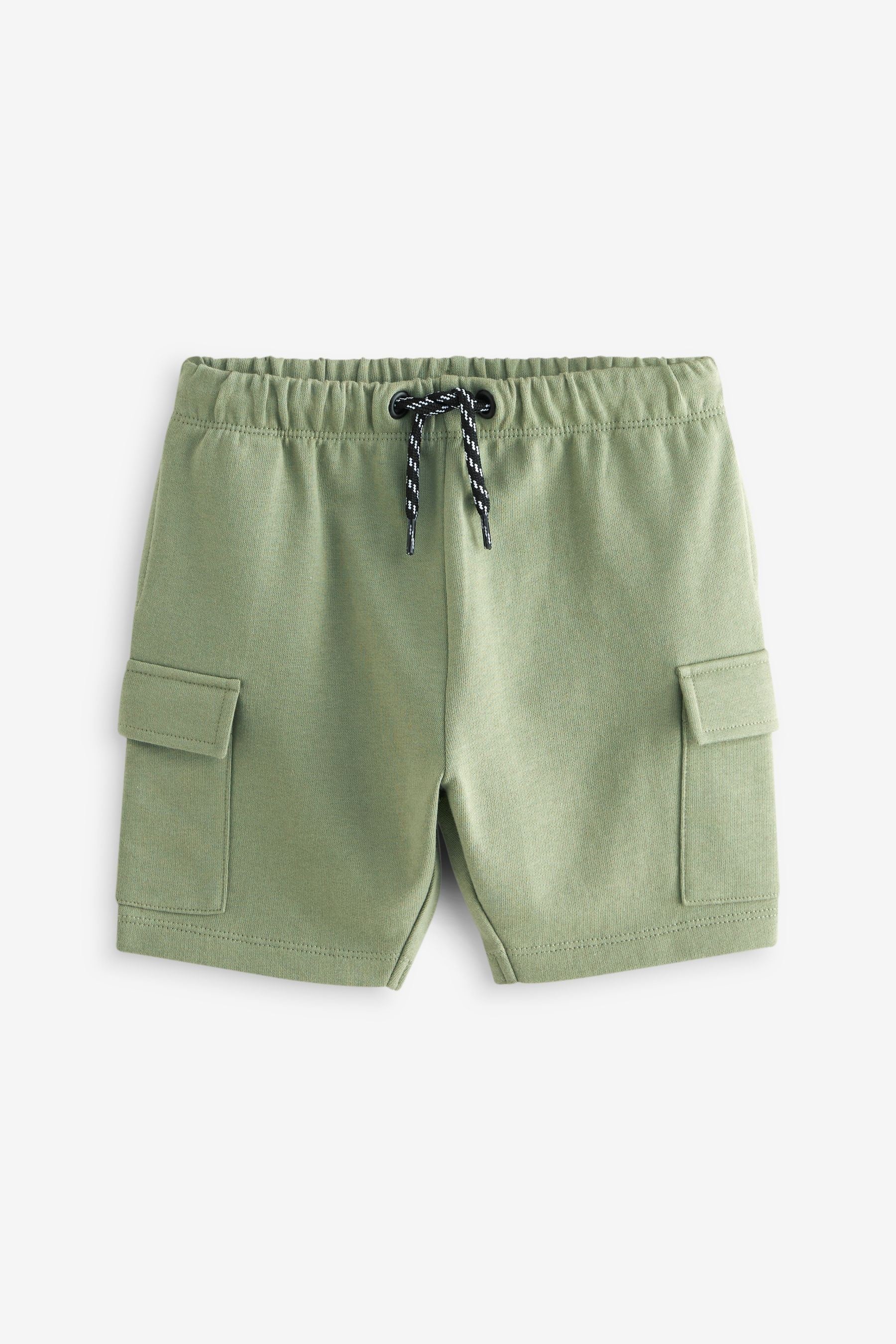 Khaki Green Utility Shorts 2 Pack (3mths-7yrs)