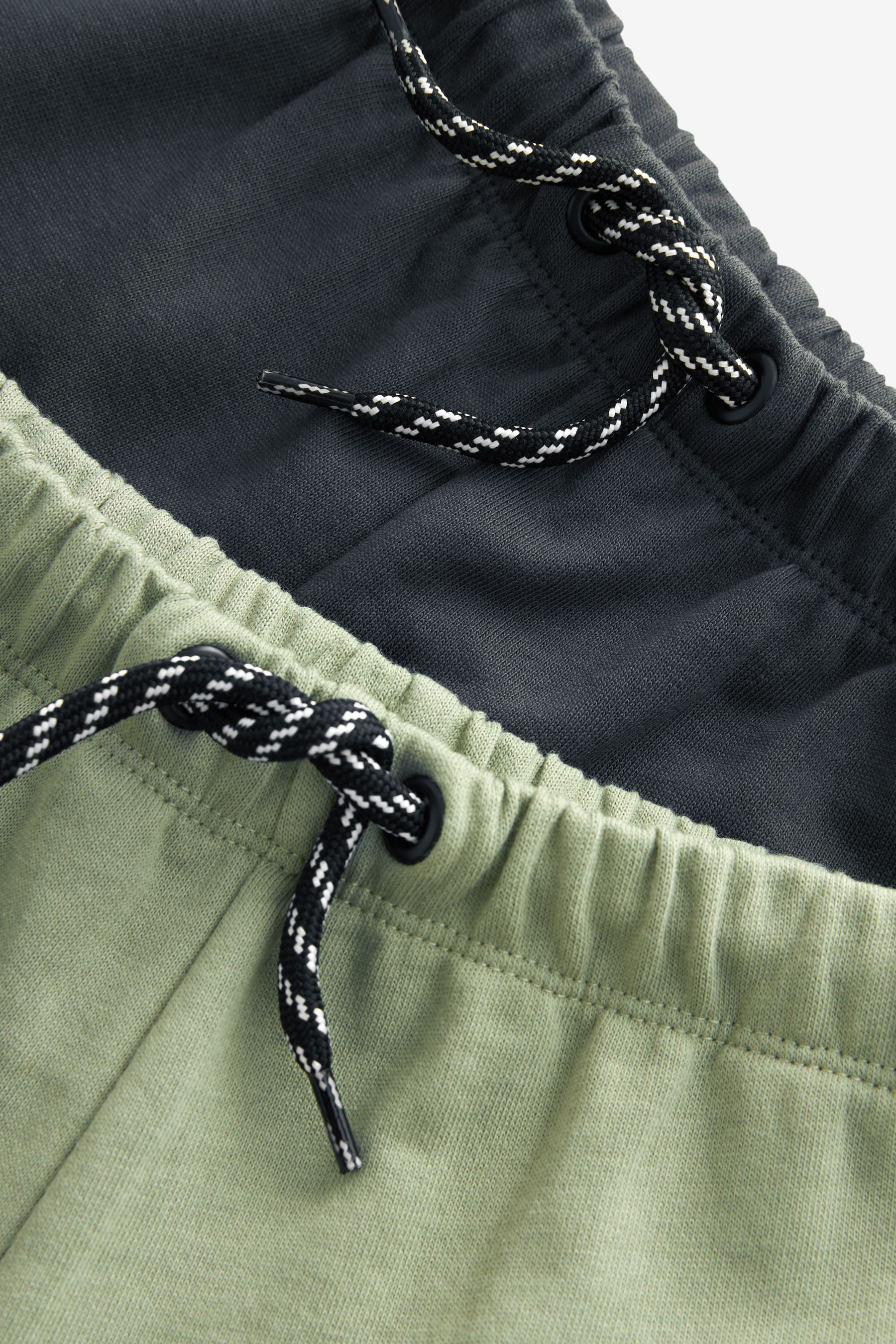 Khaki Green Utility Shorts 2 Pack (3mths-7yrs)