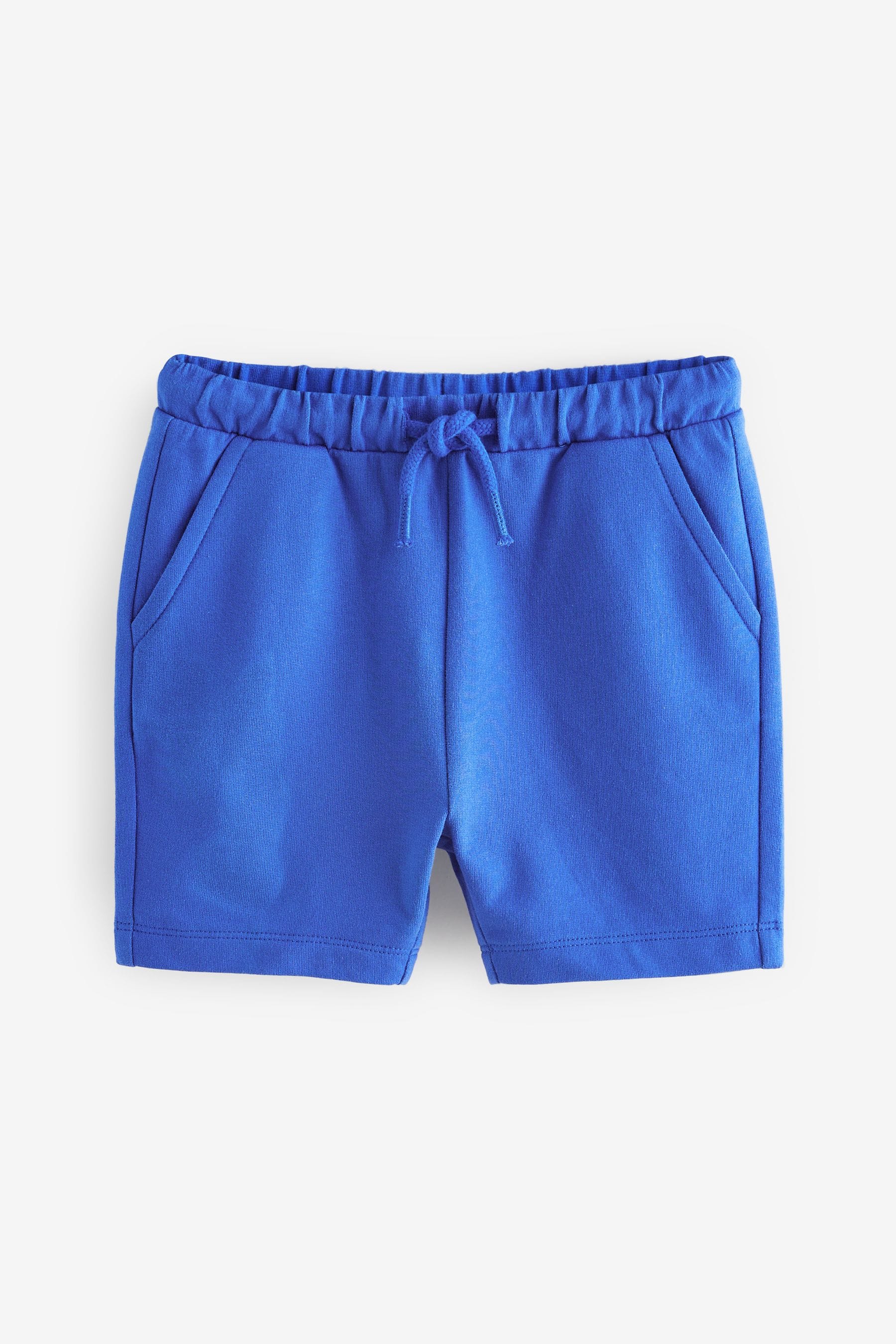 Blue/Teal/Mineral 100% Cotton Jersey Shorts 3 Pack (3mths-7yrs)