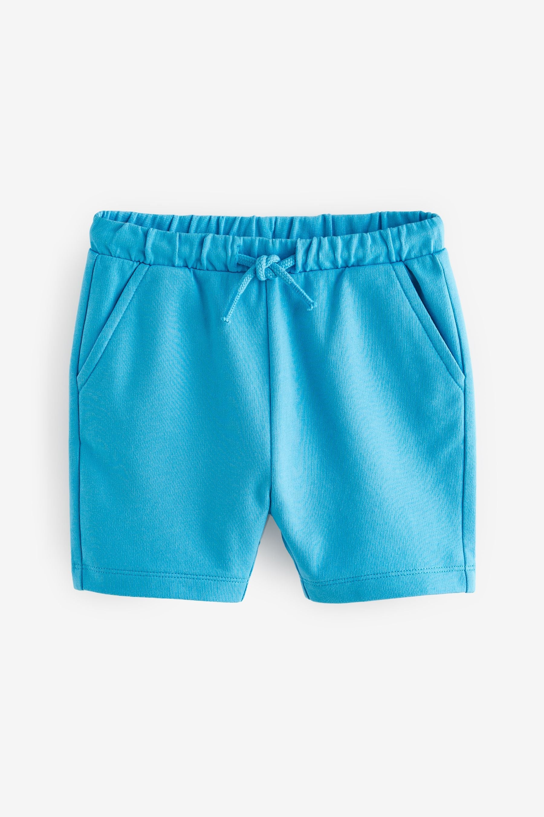 Blue/Teal/Mineral 100% Cotton Jersey Shorts 3 Pack (3mths-7yrs)