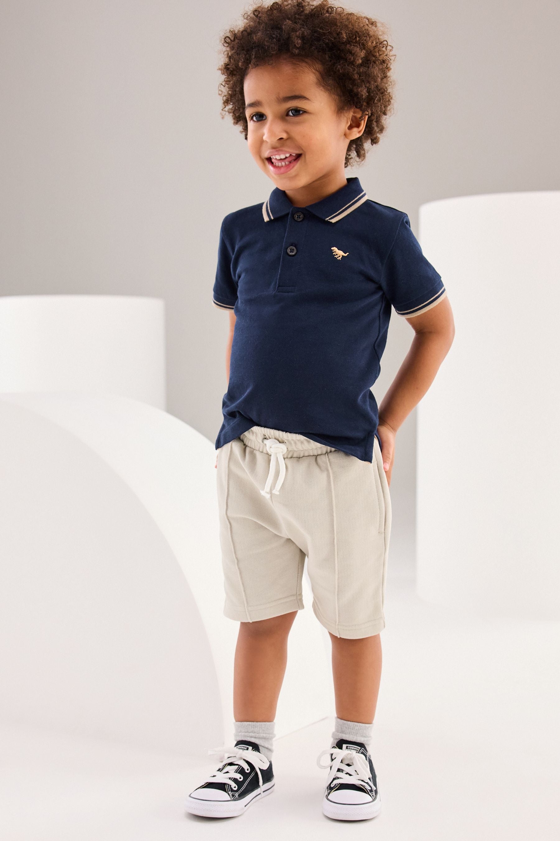 Stone 100% Cotton Pintuck Shorts (3mths-7yrs)