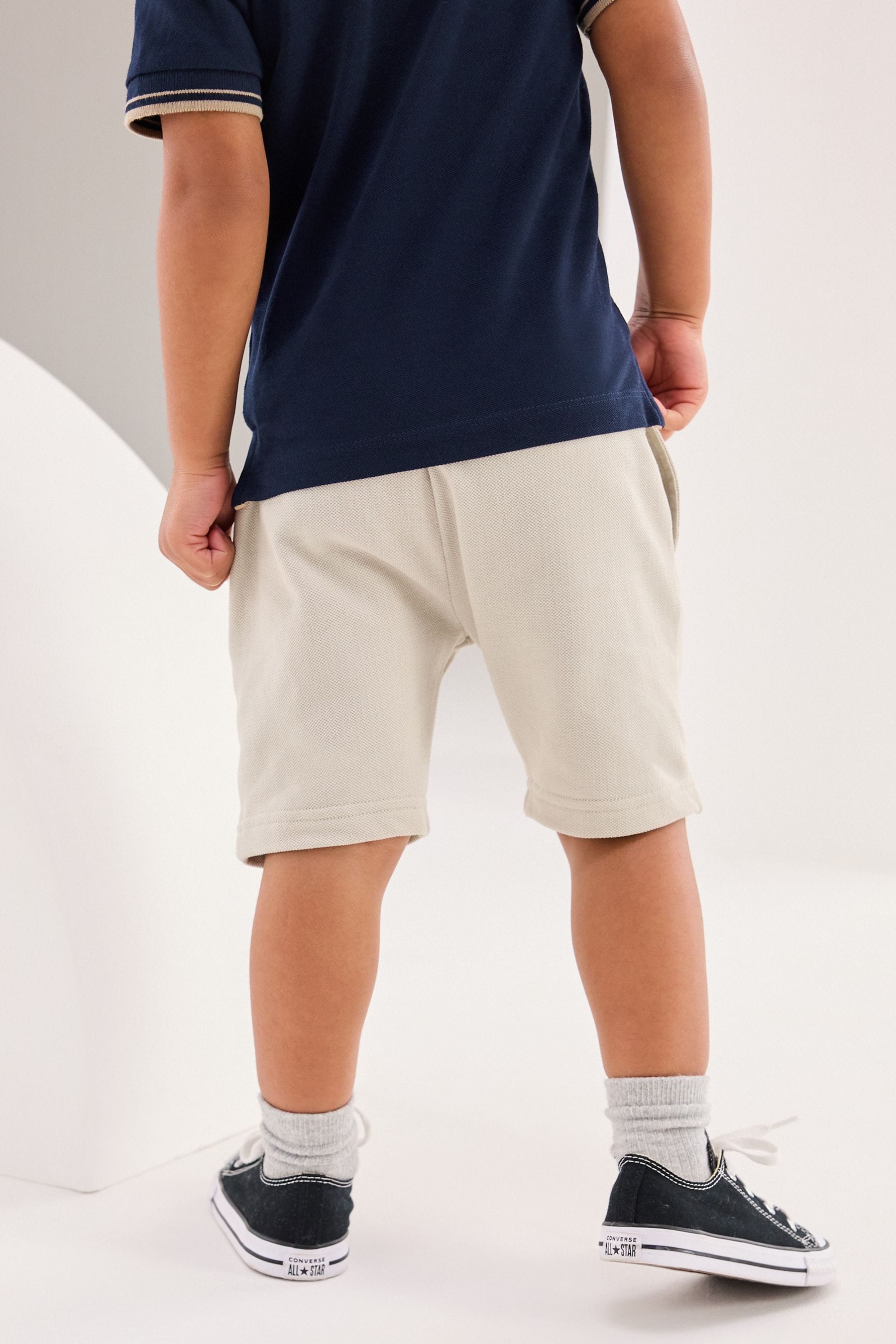 Stone 100% Cotton Pintuck Shorts (3mths-7yrs)