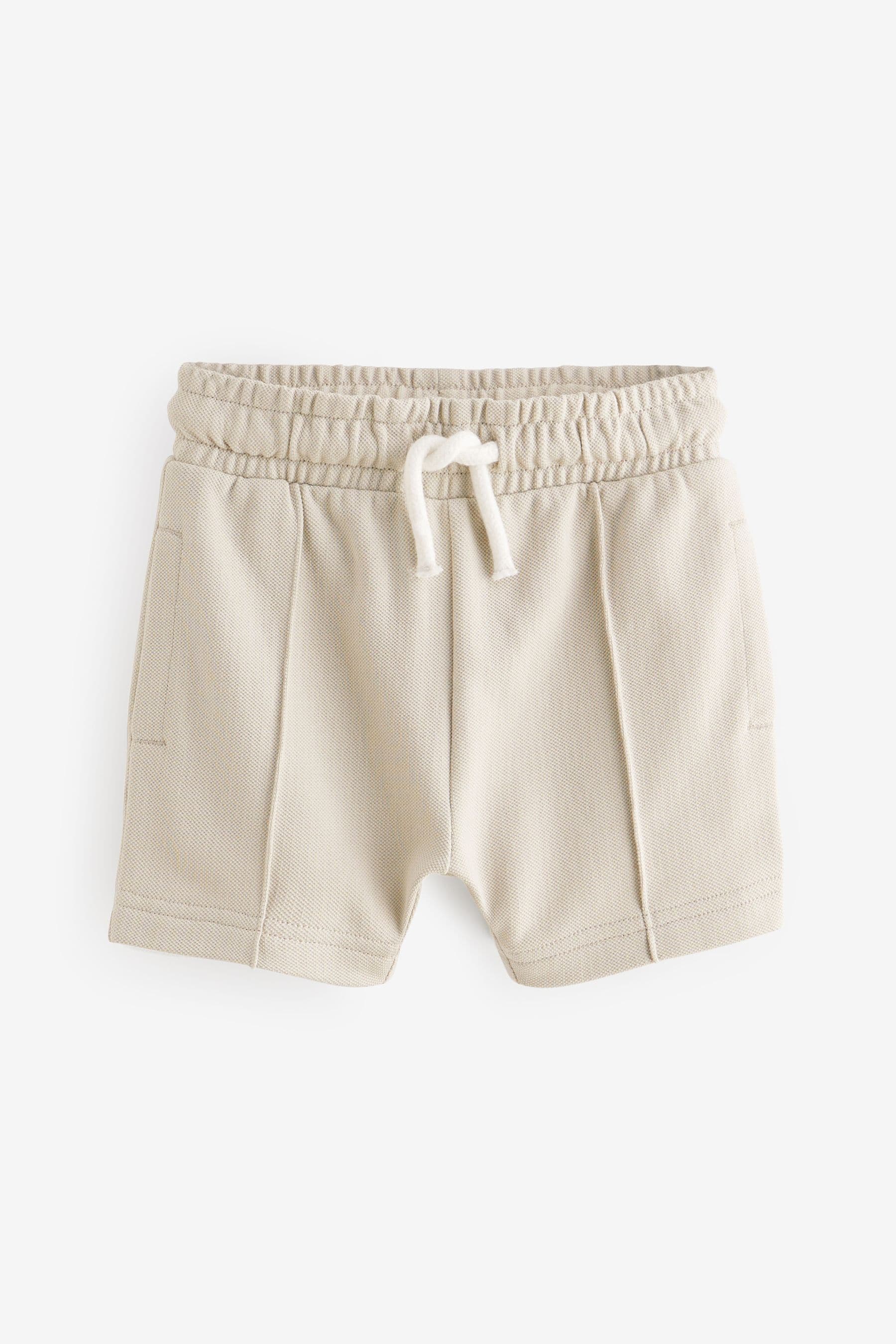 Stone 100% Cotton Pintuck Shorts (3mths-7yrs)