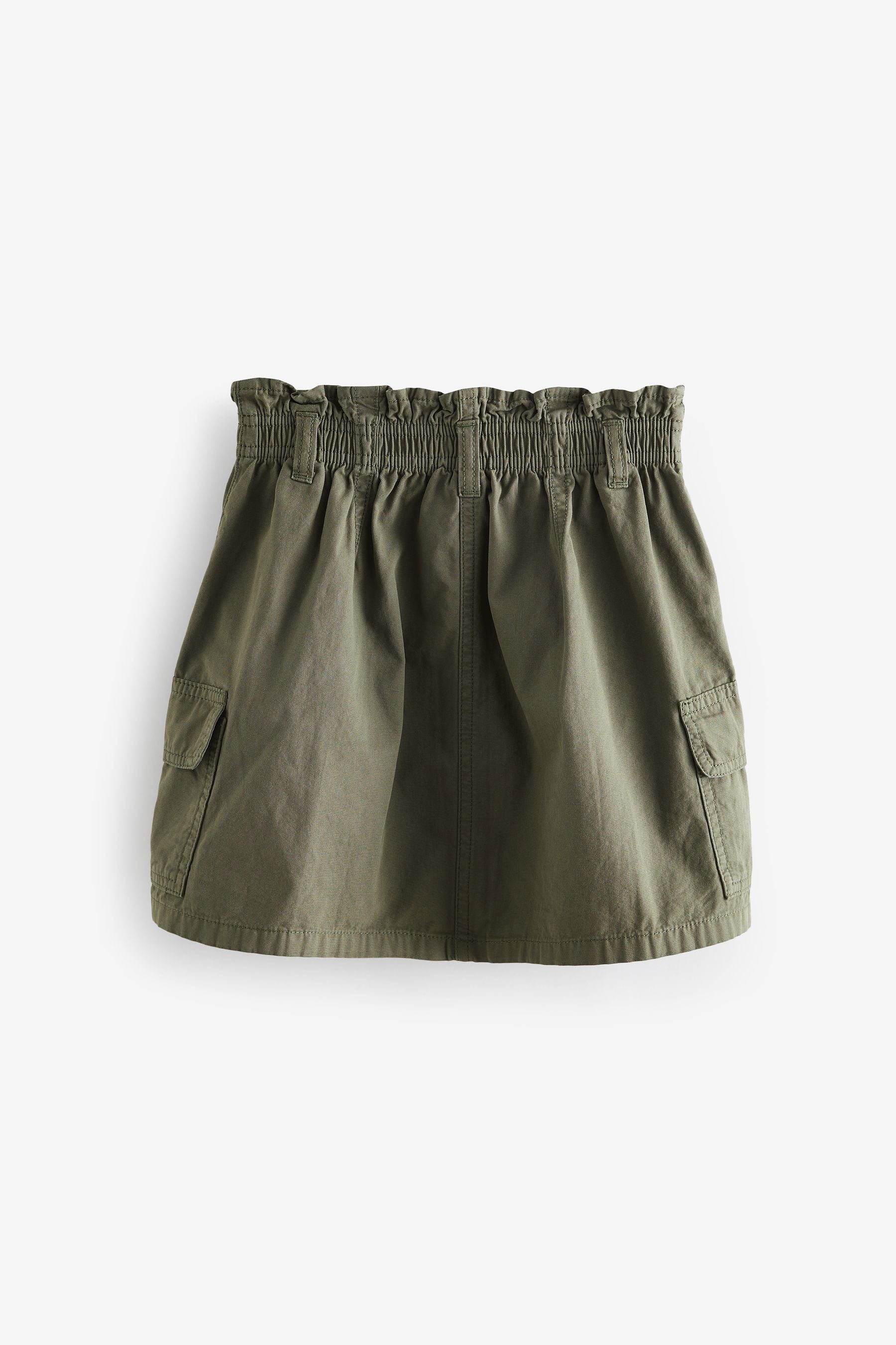 Khaki Green 100% Cotton Cargo Skirt (3-16yrs)