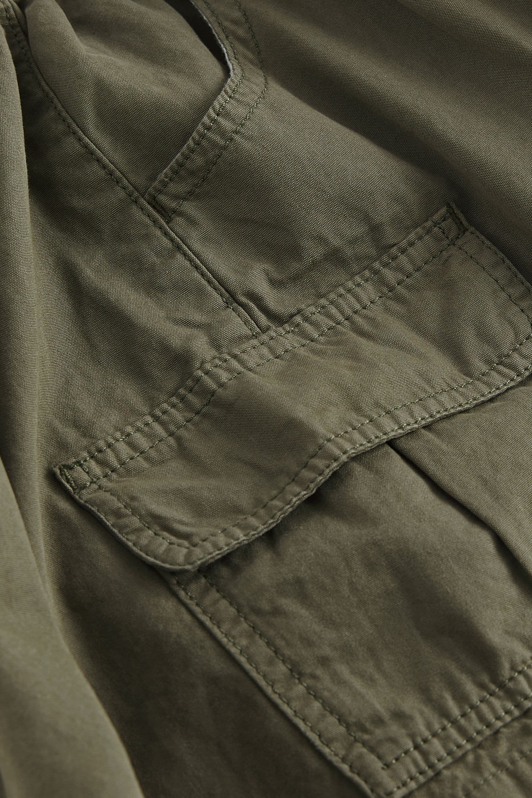 Khaki Green 100% Cotton Cargo Skirt (3-16yrs)