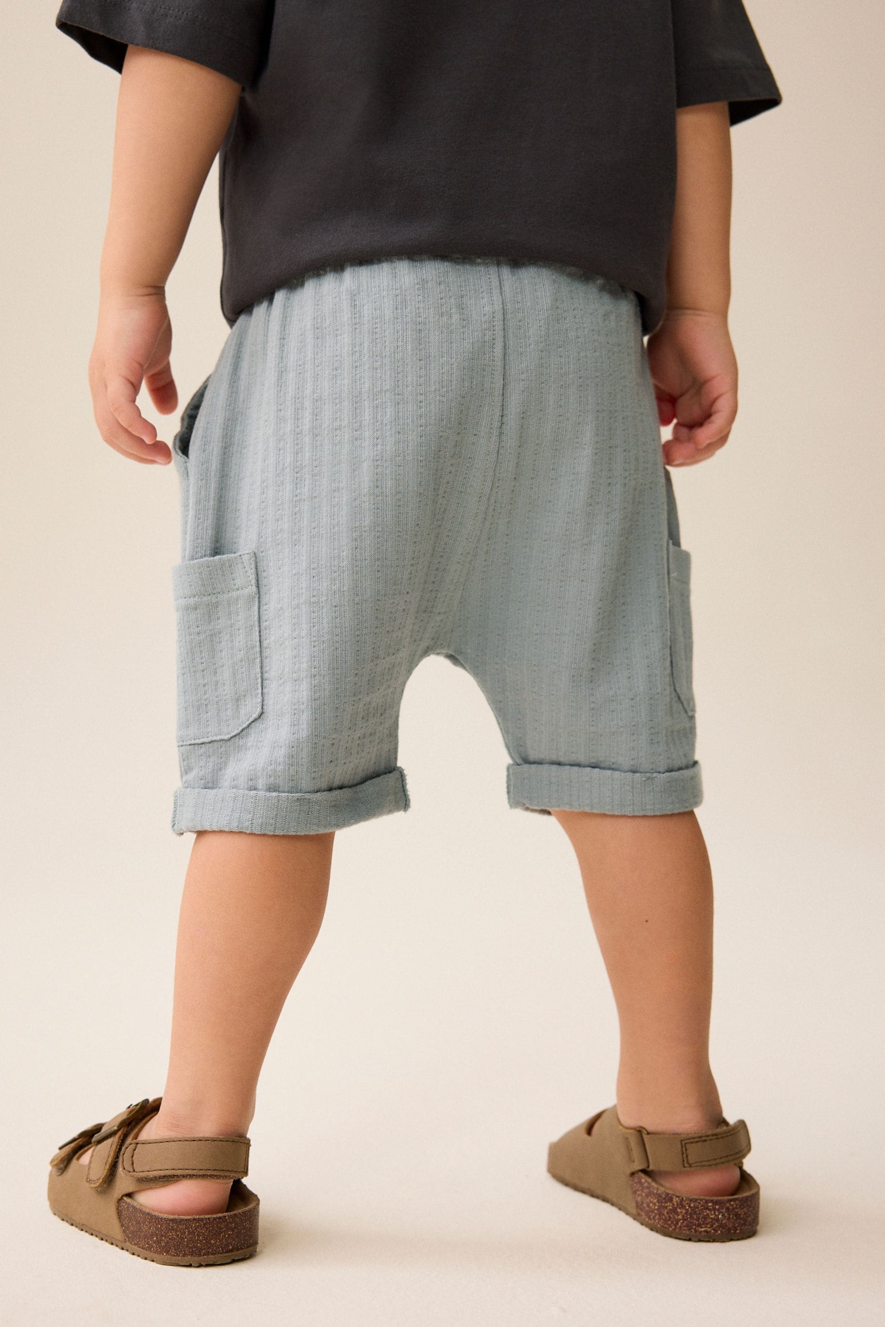 Mineral Lightweight Textured Jersey Shorts (3mths-7yrs)