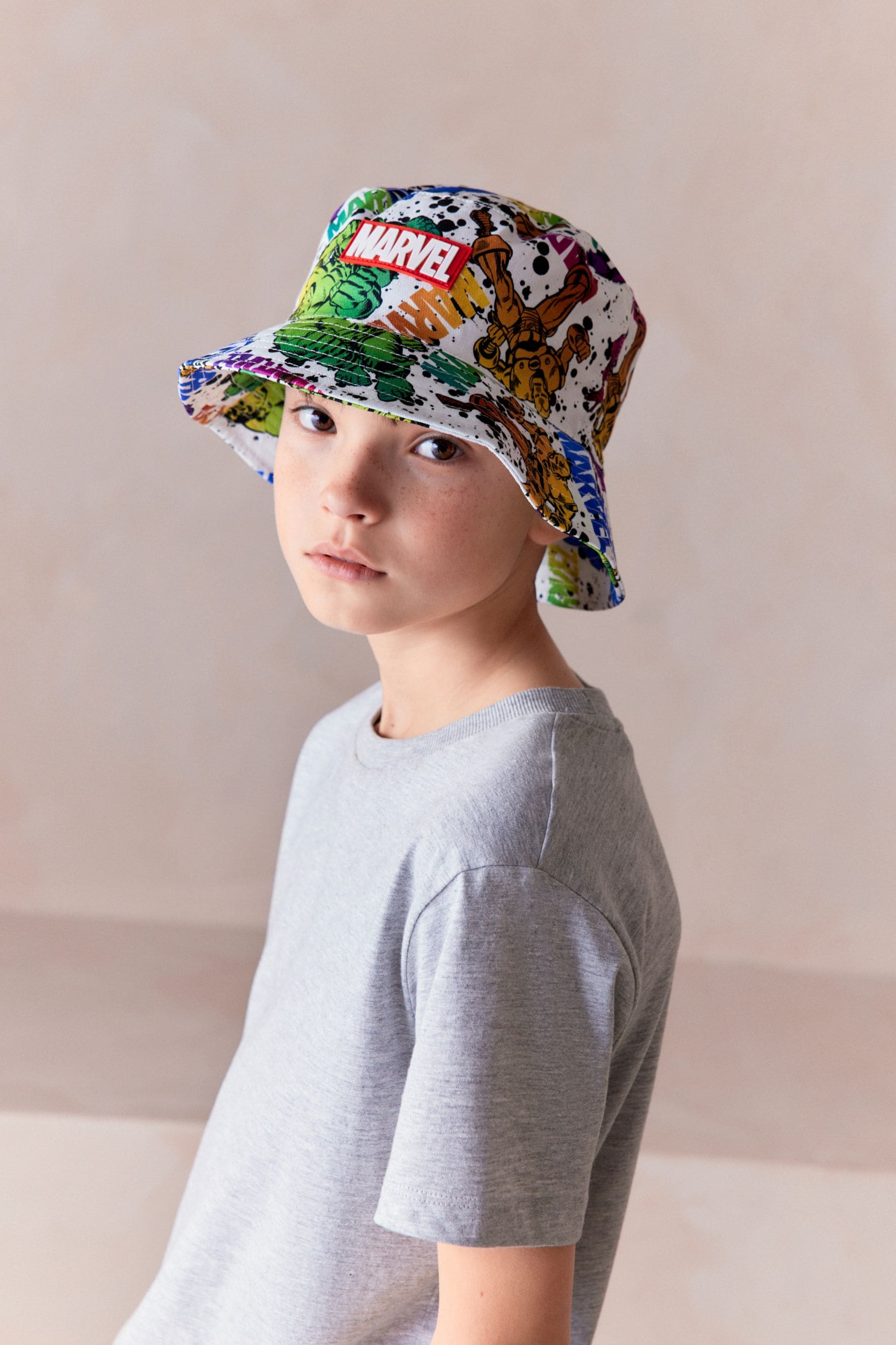 Marvel License Bucket Hat (1-13yrs)