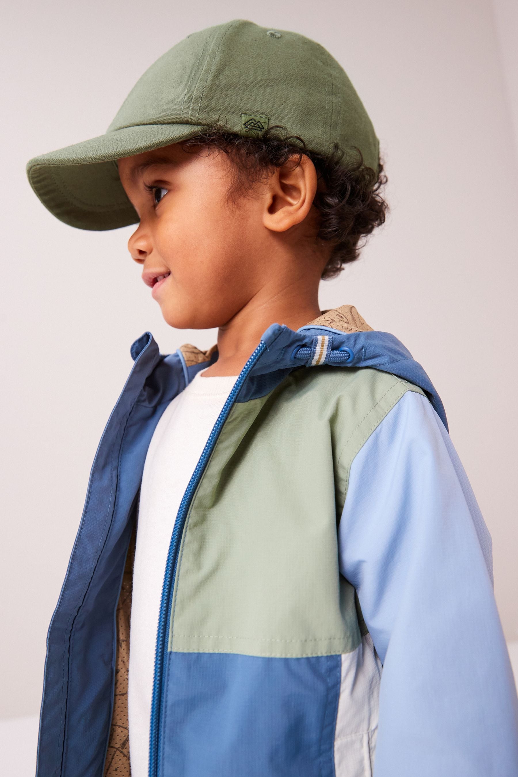 Khaki Green Canvas Cap (1-16yrs)