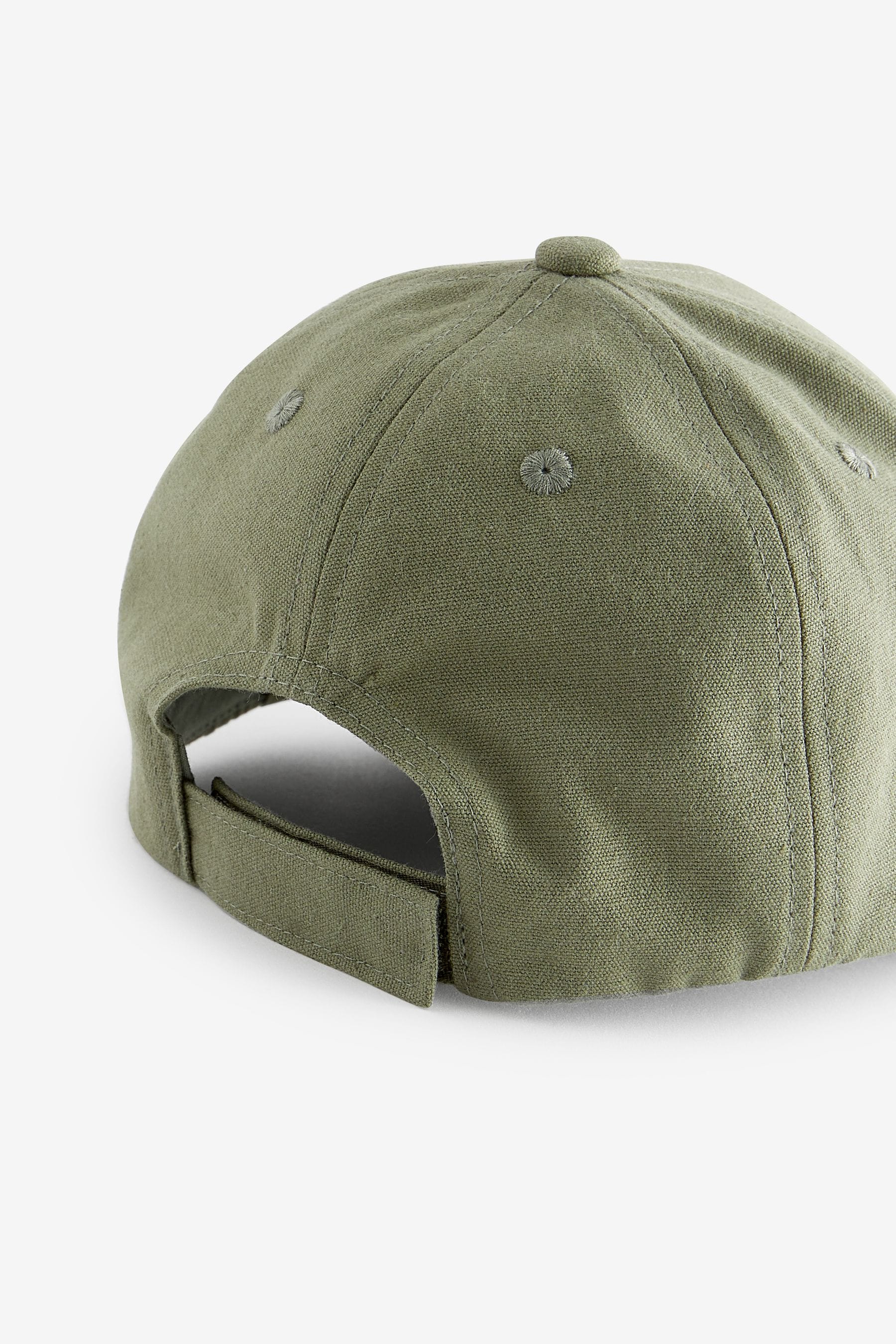 Khaki Green Canvas Cap (1-16yrs)