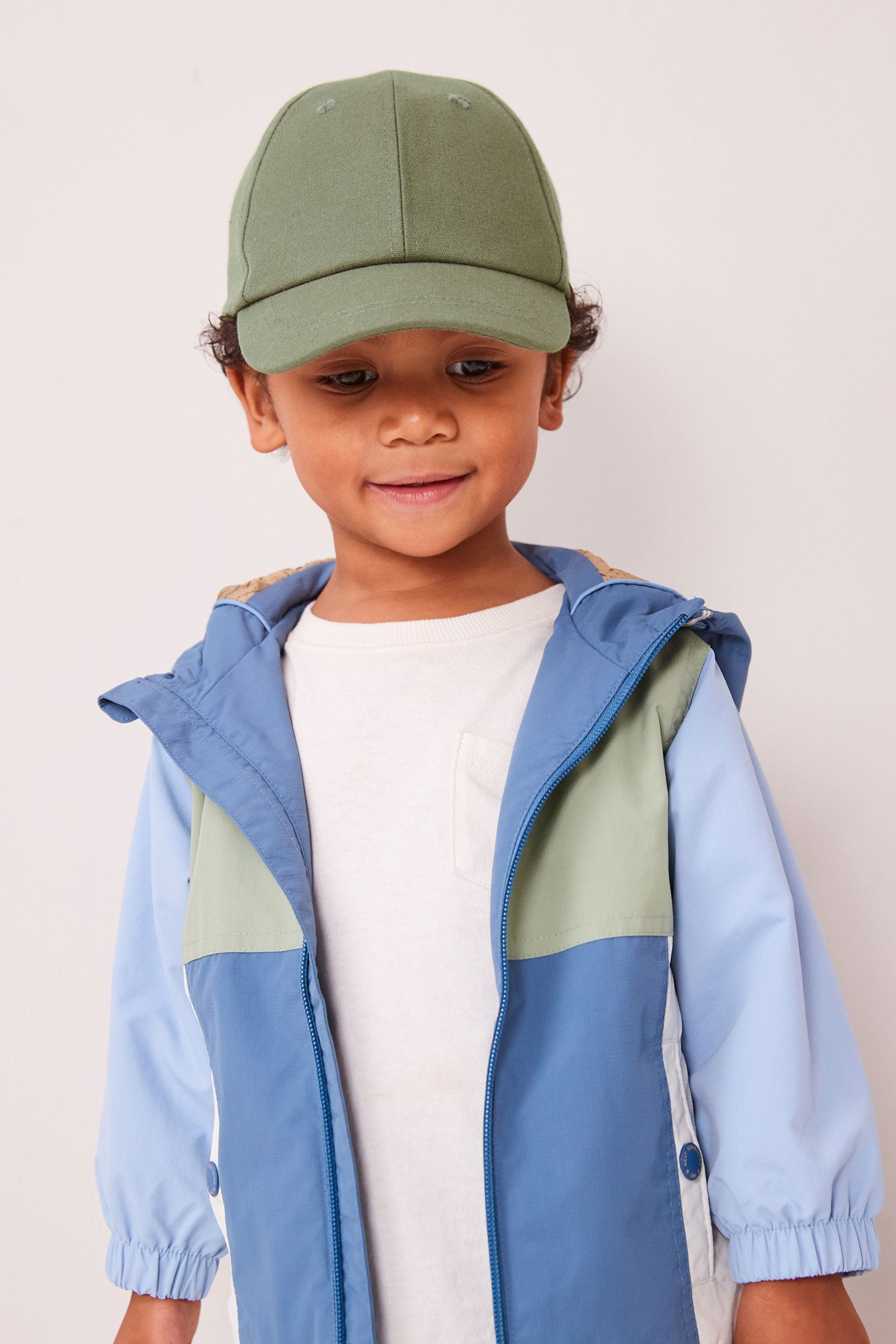 Khaki Green Canvas Cap (1-16yrs)