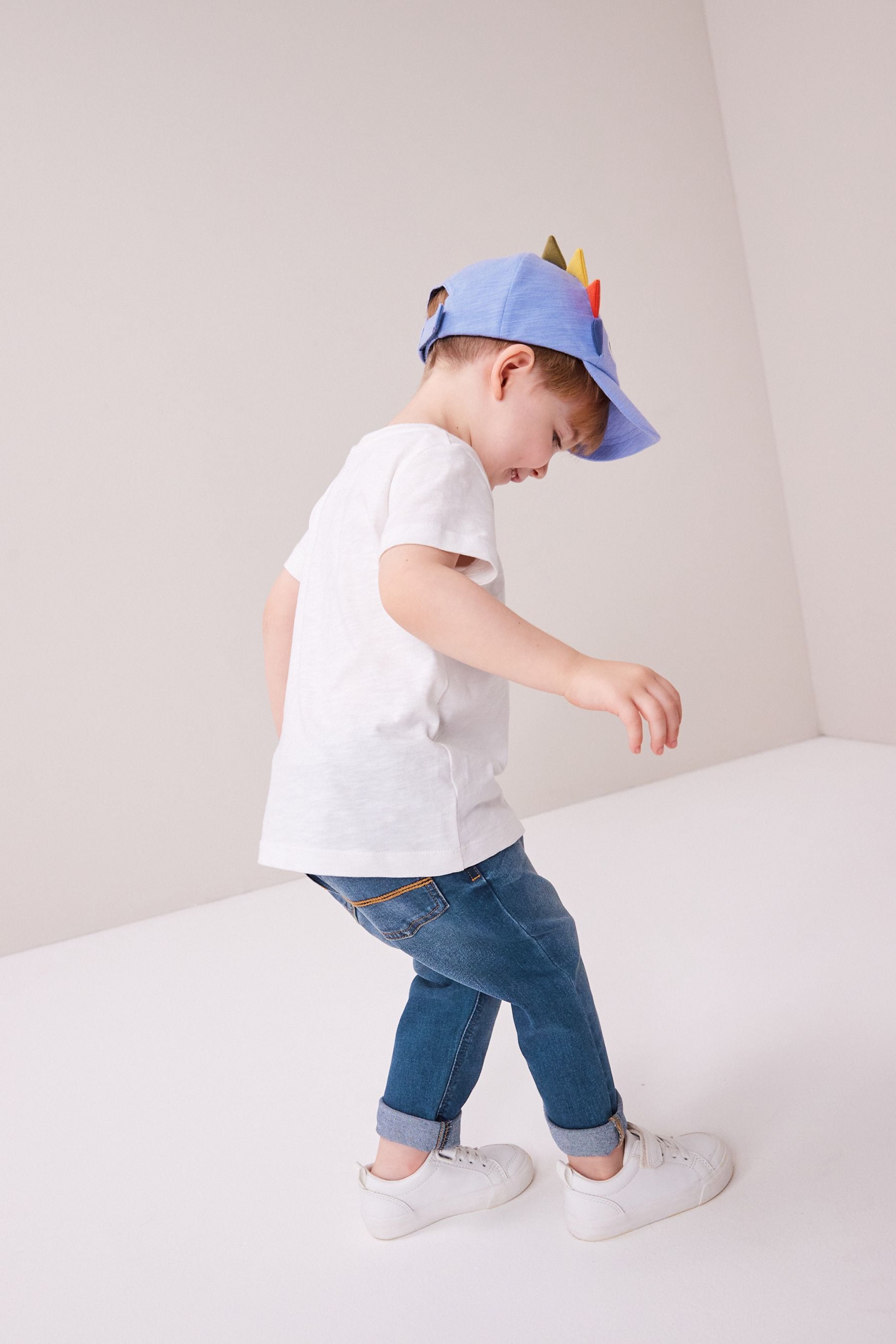 Blue Dinosaur Baseball Cap (3mths-10yrs)