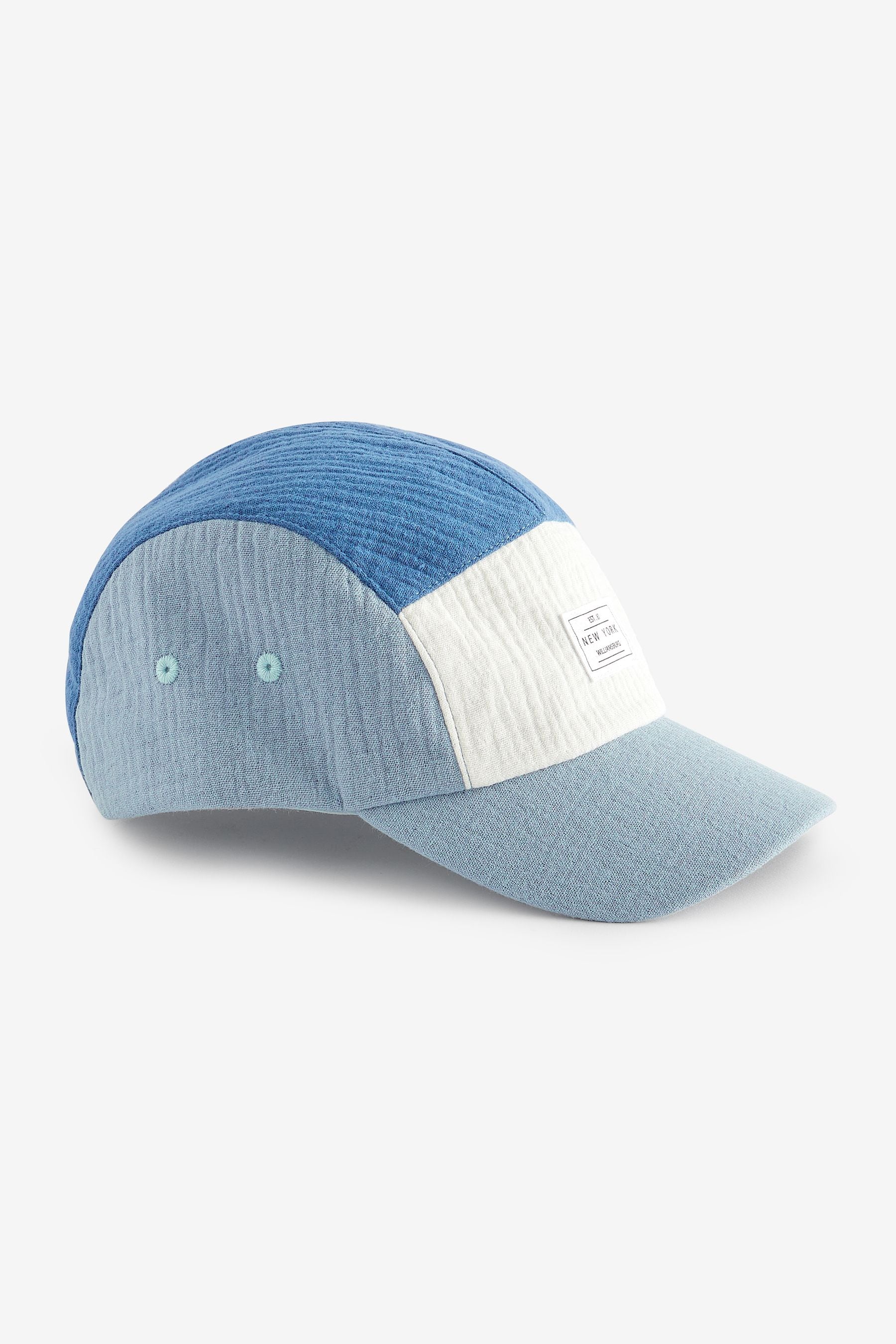 Blue 5 Panel Cap (3mths-10yrs)