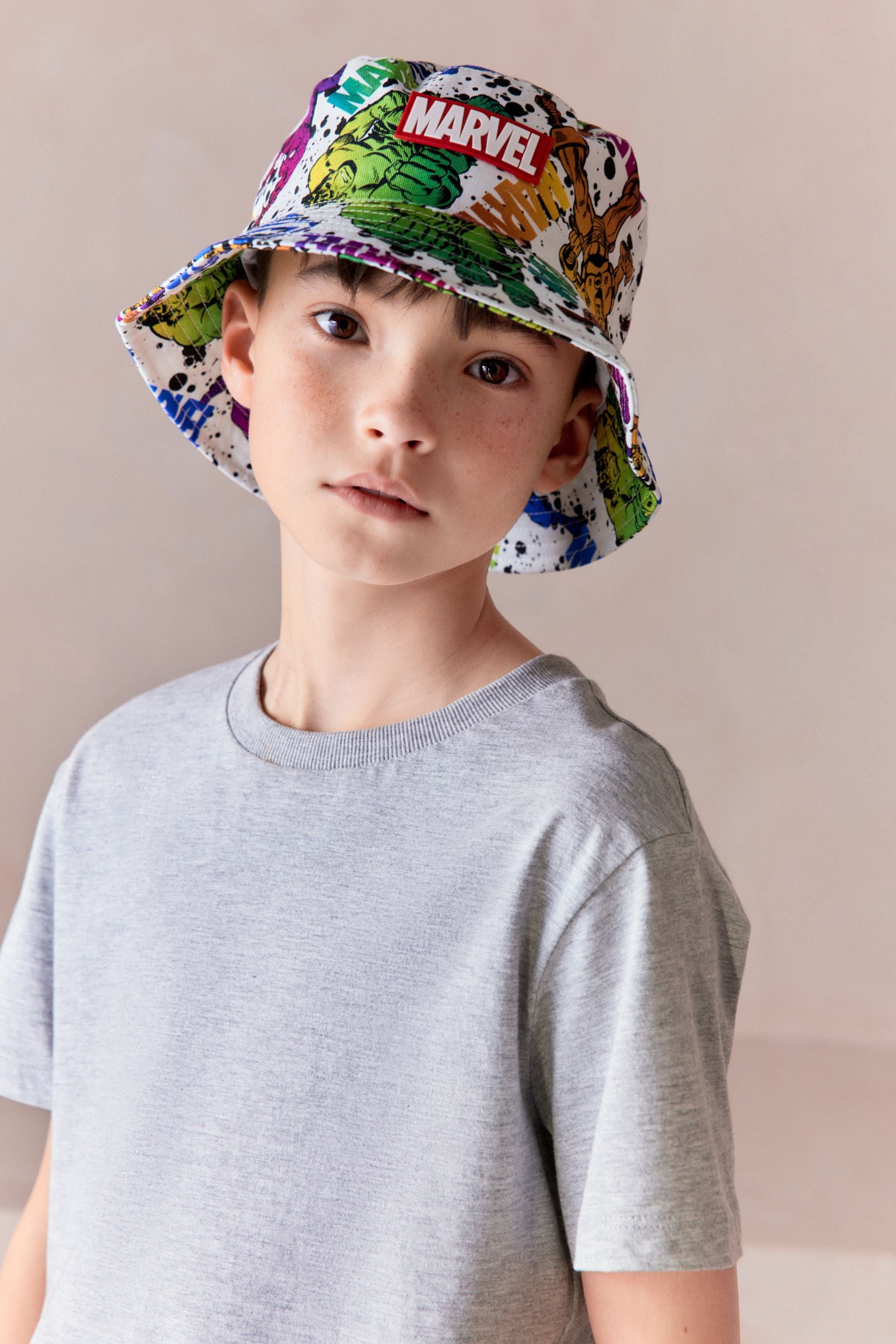 Marvel License Bucket Hat (1-13yrs)