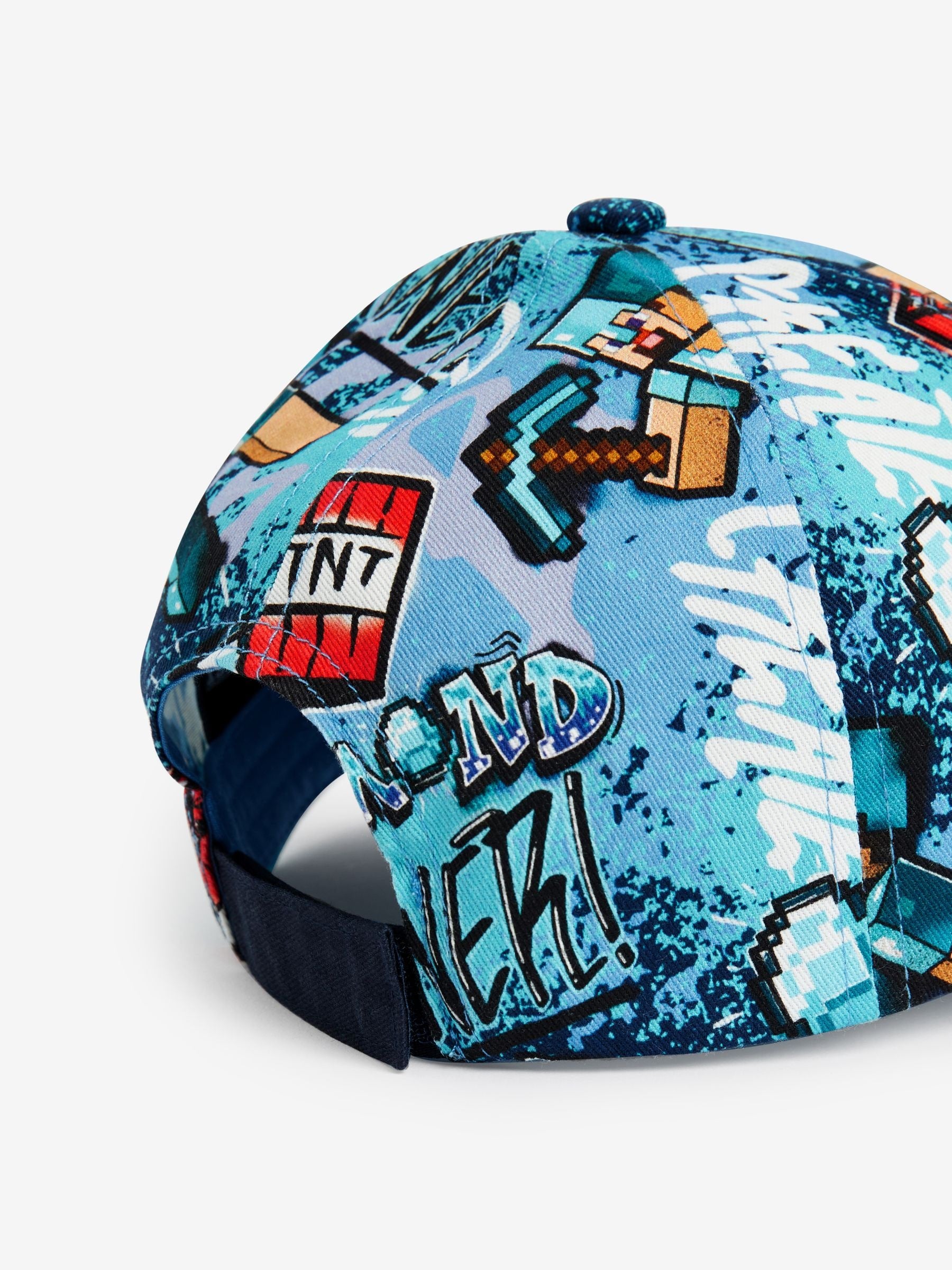 Minecraft Grafitti 100% Cotton License Cap (1-16yrs)