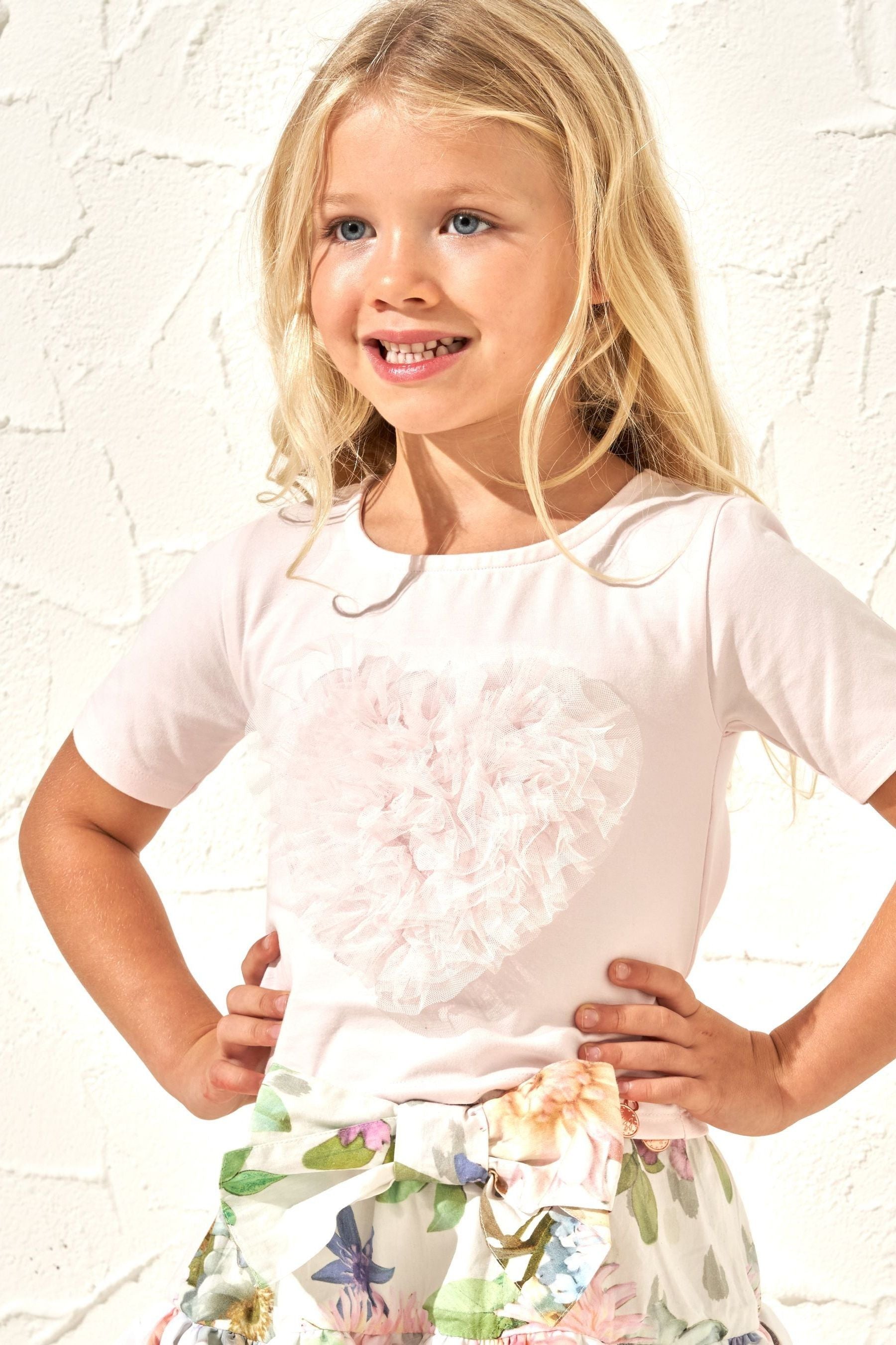 Angel & Rocket Pink Agata Corsage T-Shirt