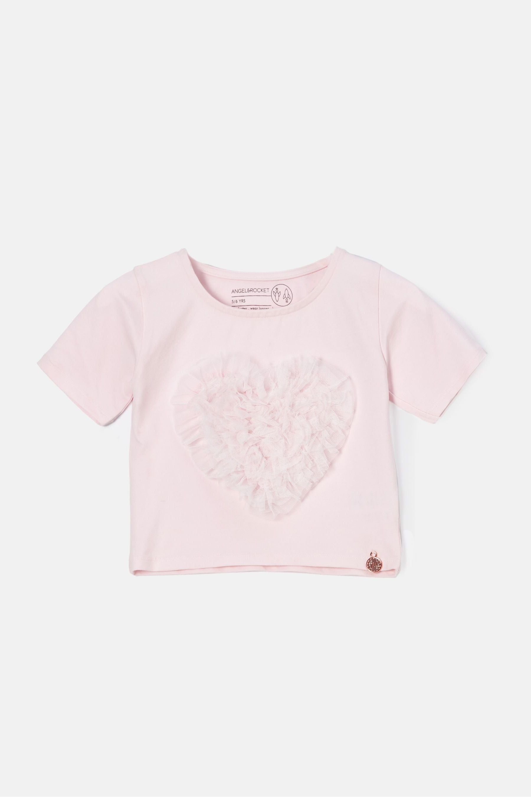 Pink Angel & Rocket Agata Corsage T-Shirt