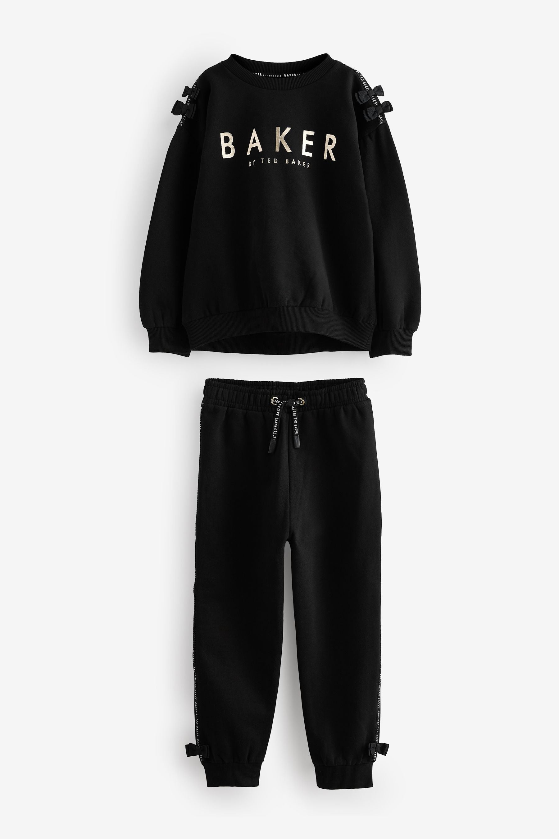 Baker by Ted Baker 100% Cotton Bow Sweater & Joggers Set