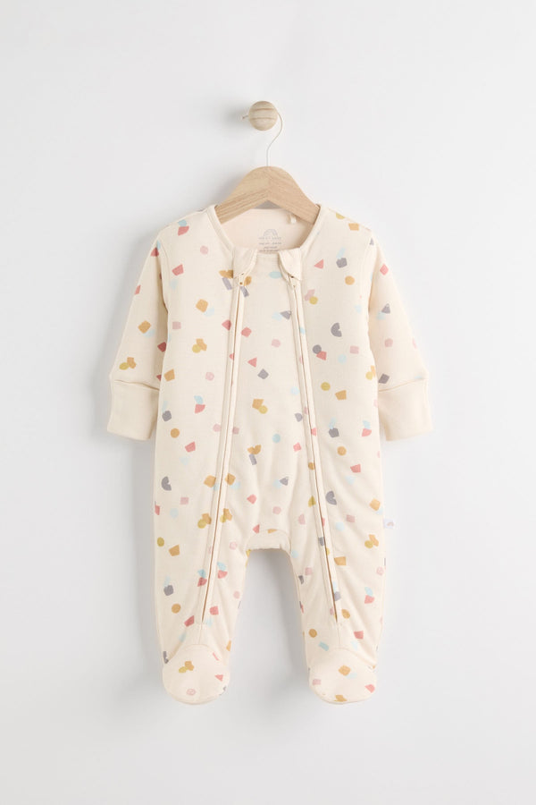 Multi 2.5 Tog Wadded Zip Sleepsuit