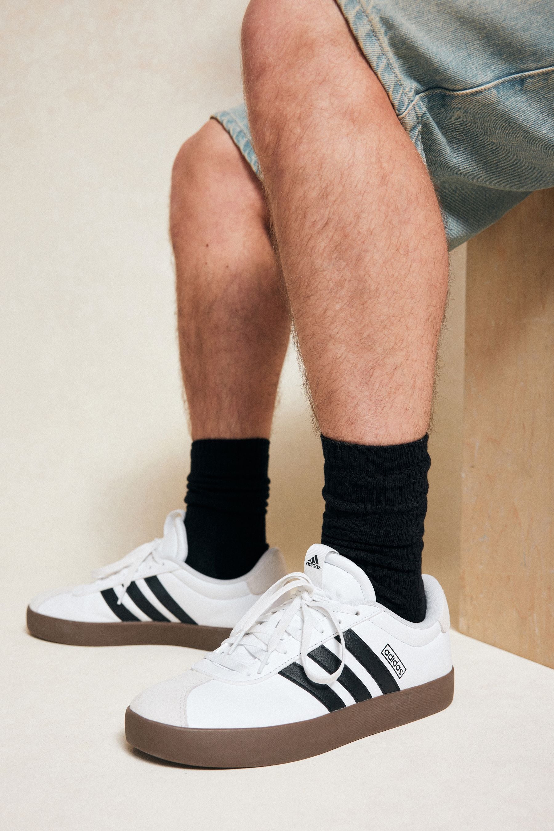 Black Essential Sports Socks 6 Pack