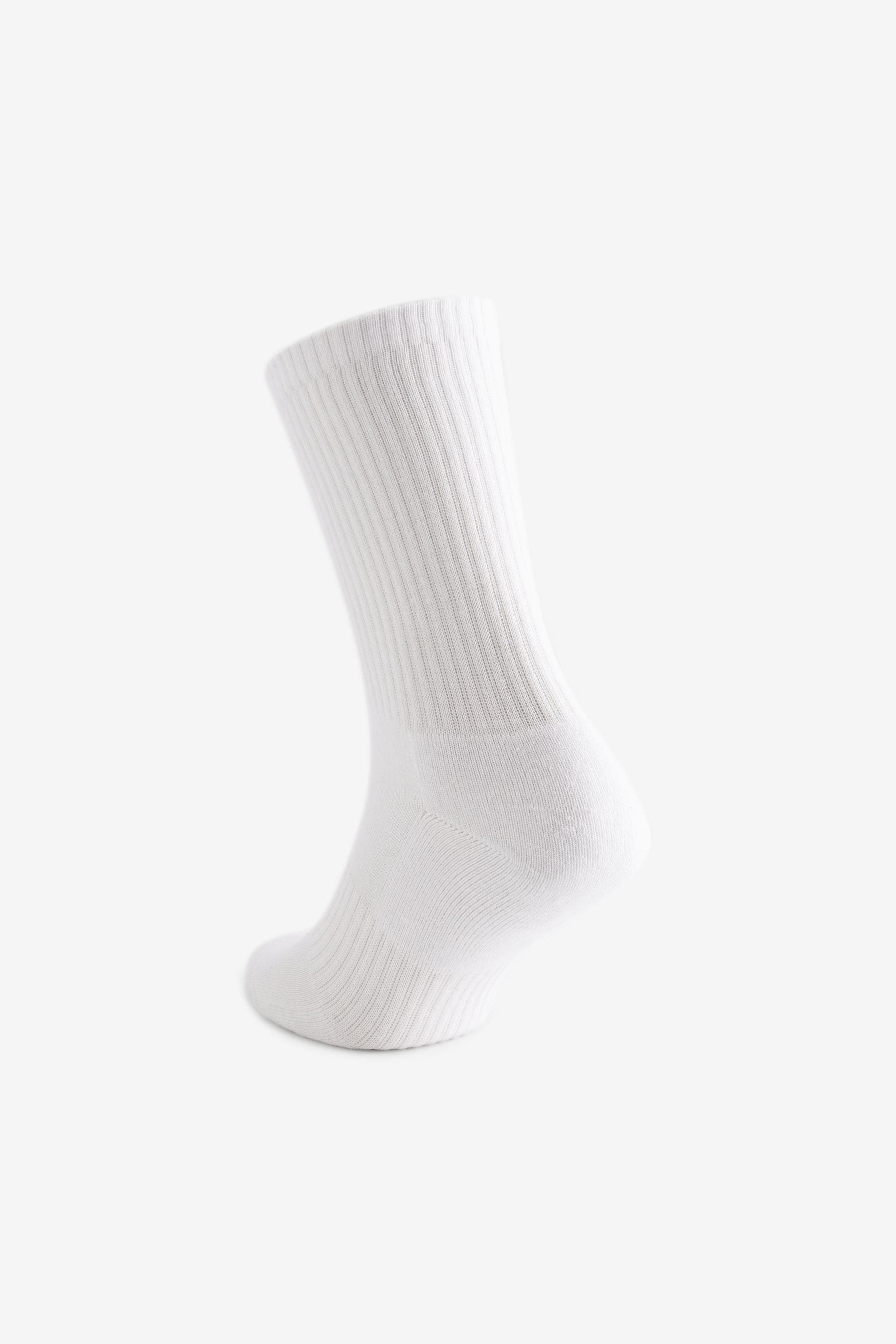 White Essential Sports Socks 6 Pack