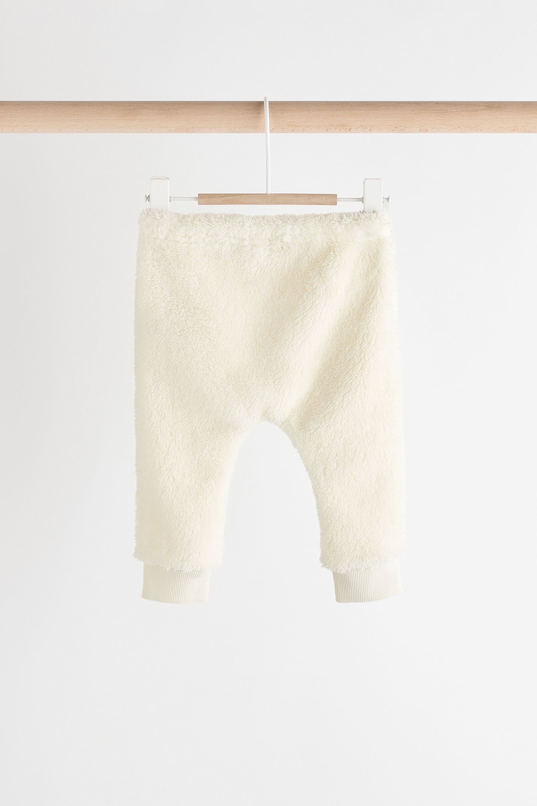 White Bear Cosy Borg Hooded Top and Joggers Set (0mths-2yrs)