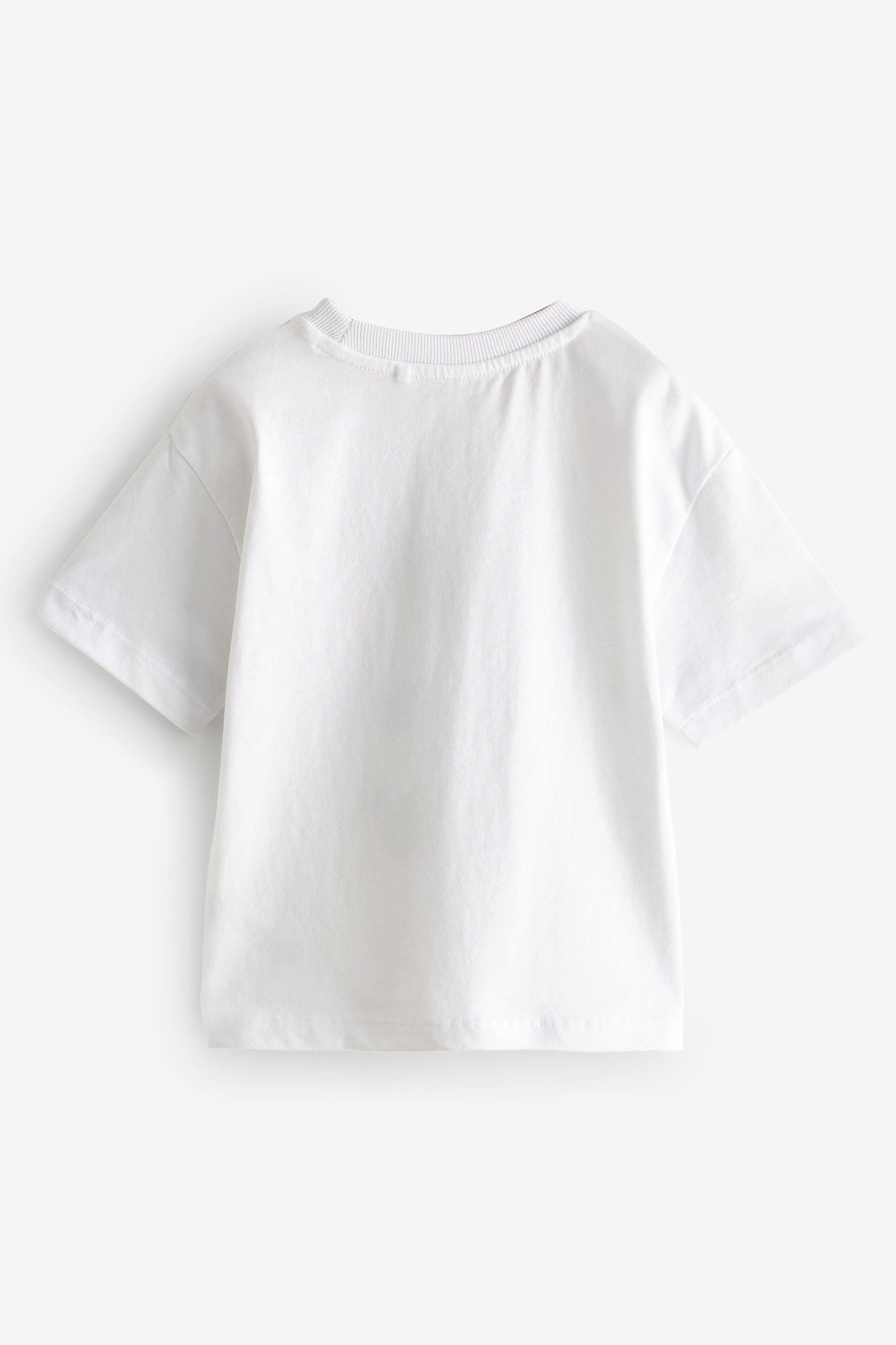 White Transport Short Sleeve T-Shirt (3mths-7yrs)