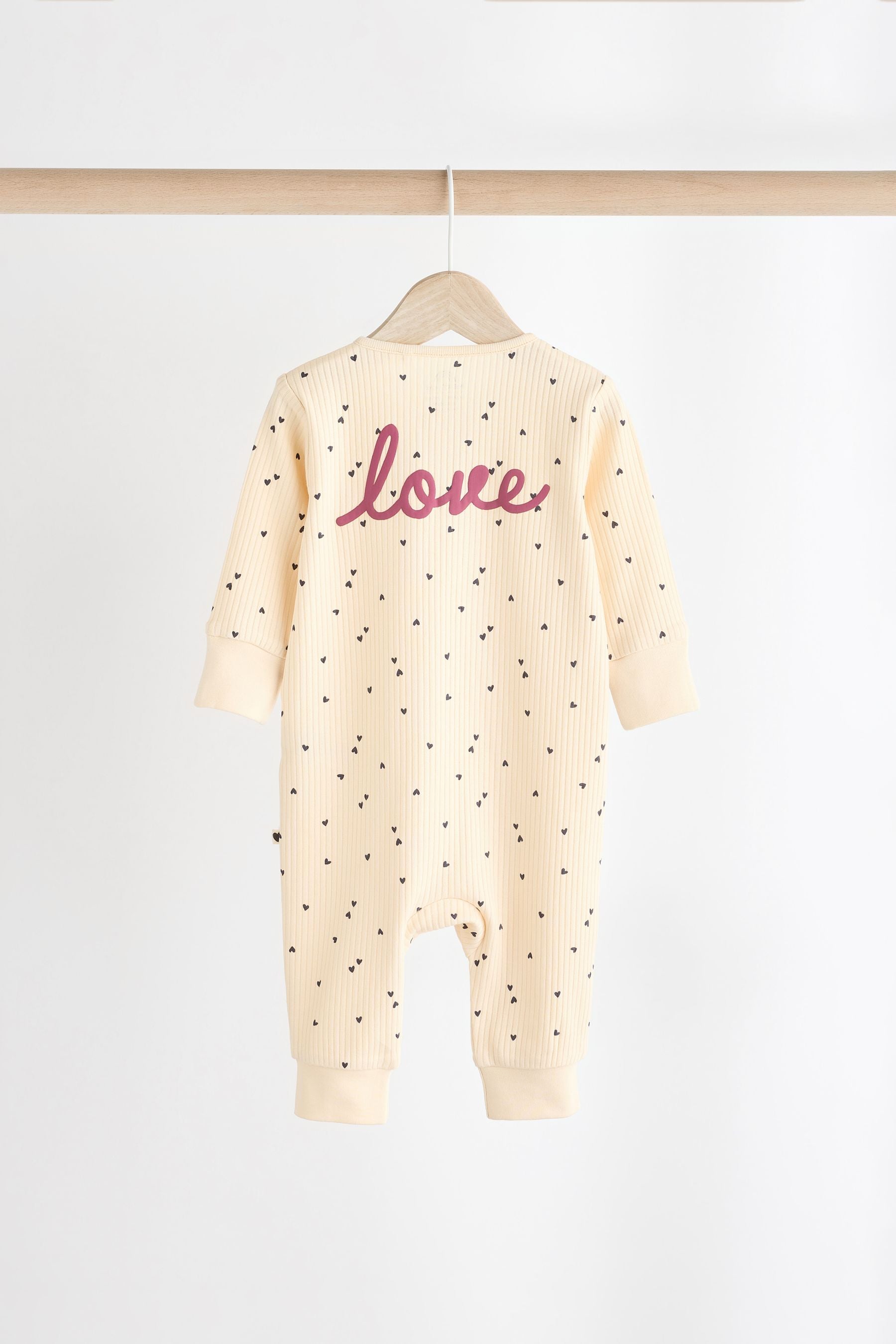 Neutral Two way zip Baby Footless Sleepsuit (0mths-3yrs)