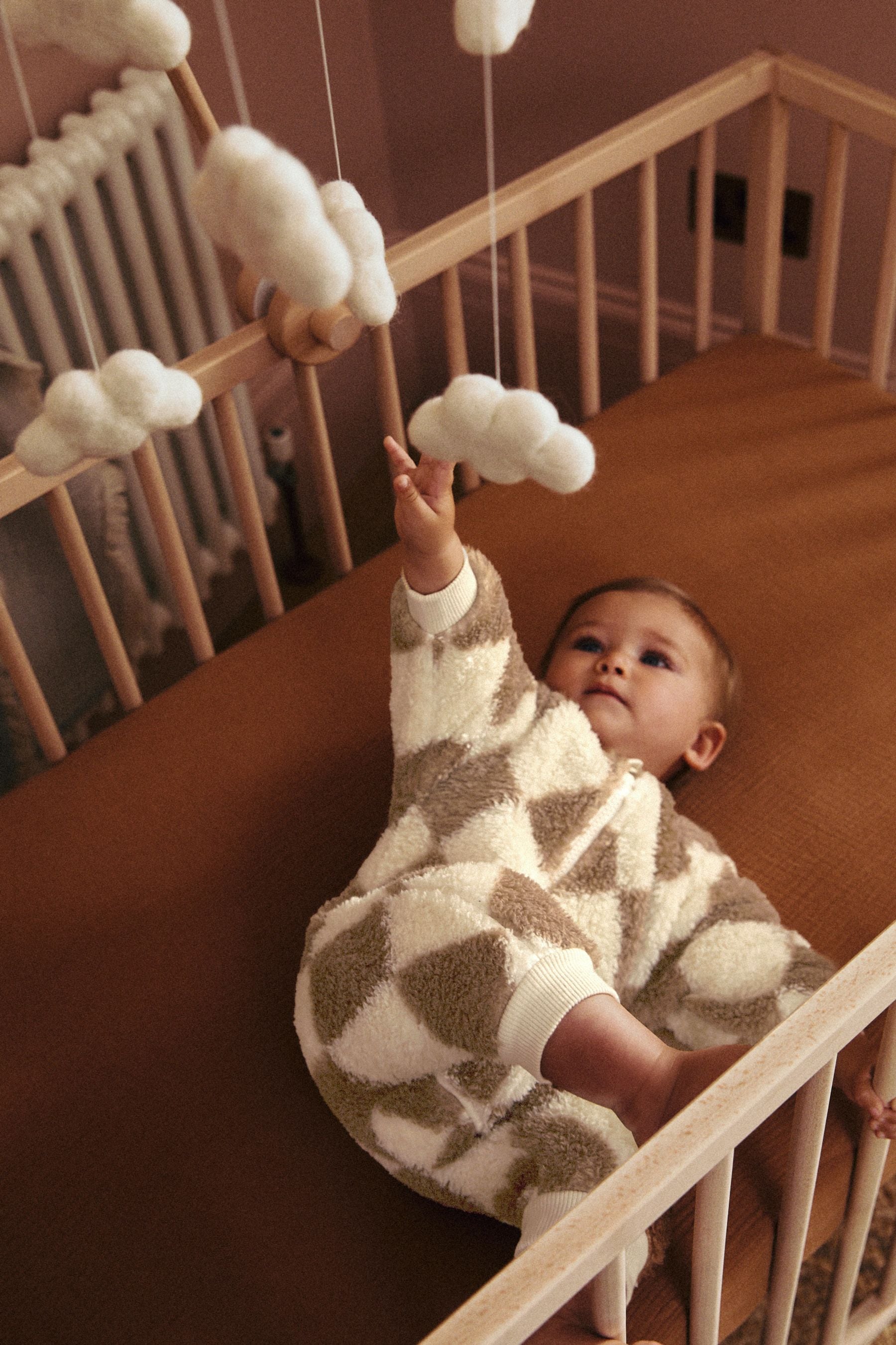 Neutral Baby Fleece Zip Sleepsuit