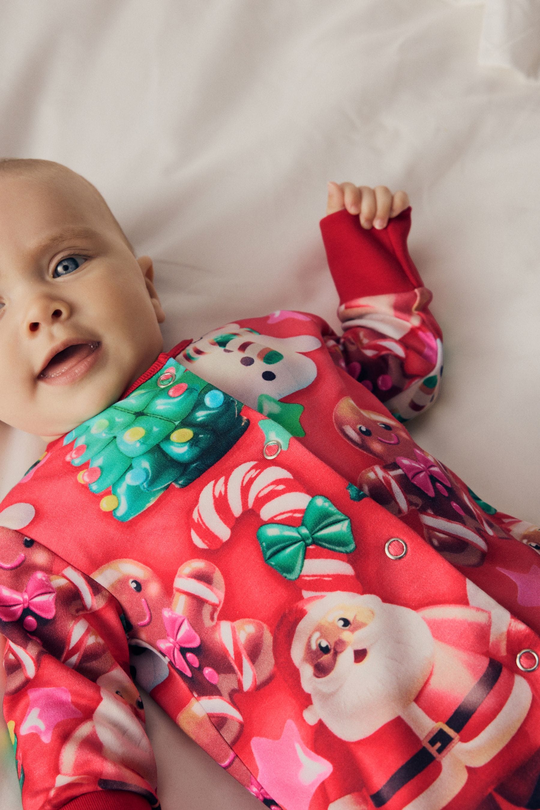 Red Baby Christmas Character Sleepsuit (0mths-3yrs)