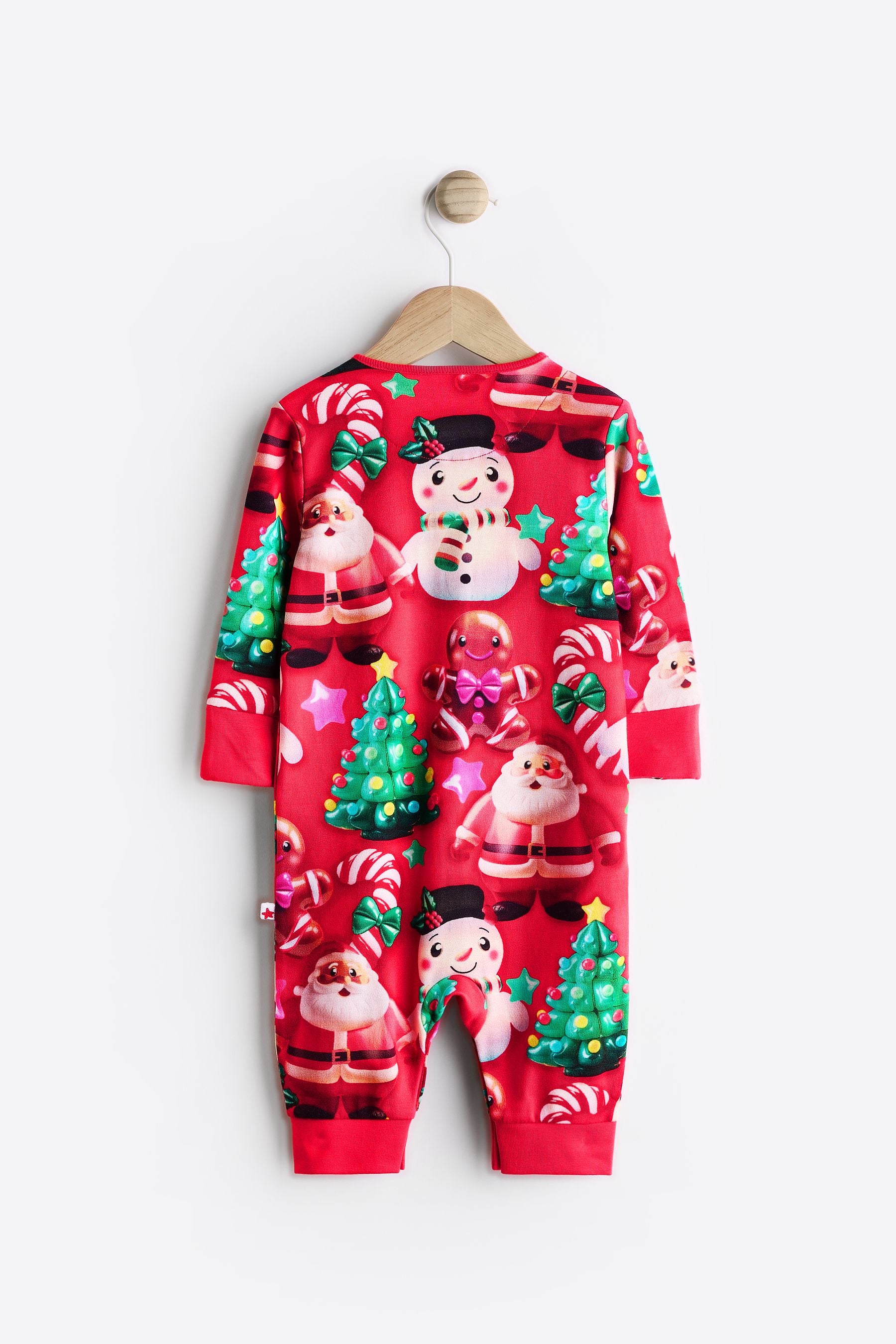 Red Baby Christmas Character Sleepsuit (0mths-3yrs)