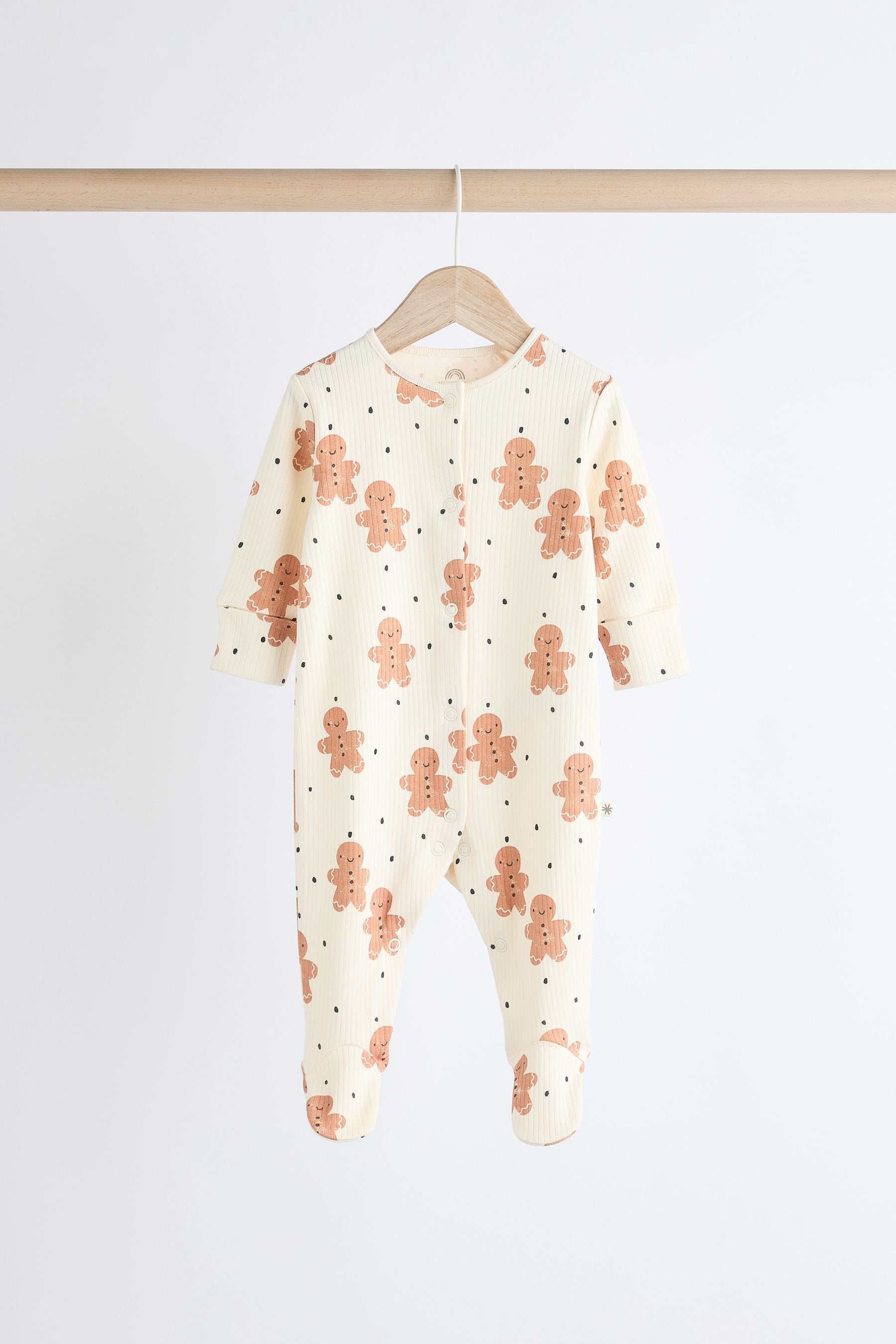 Ecru Character Sleepsuits 3 Pack (0mths-2yrs)