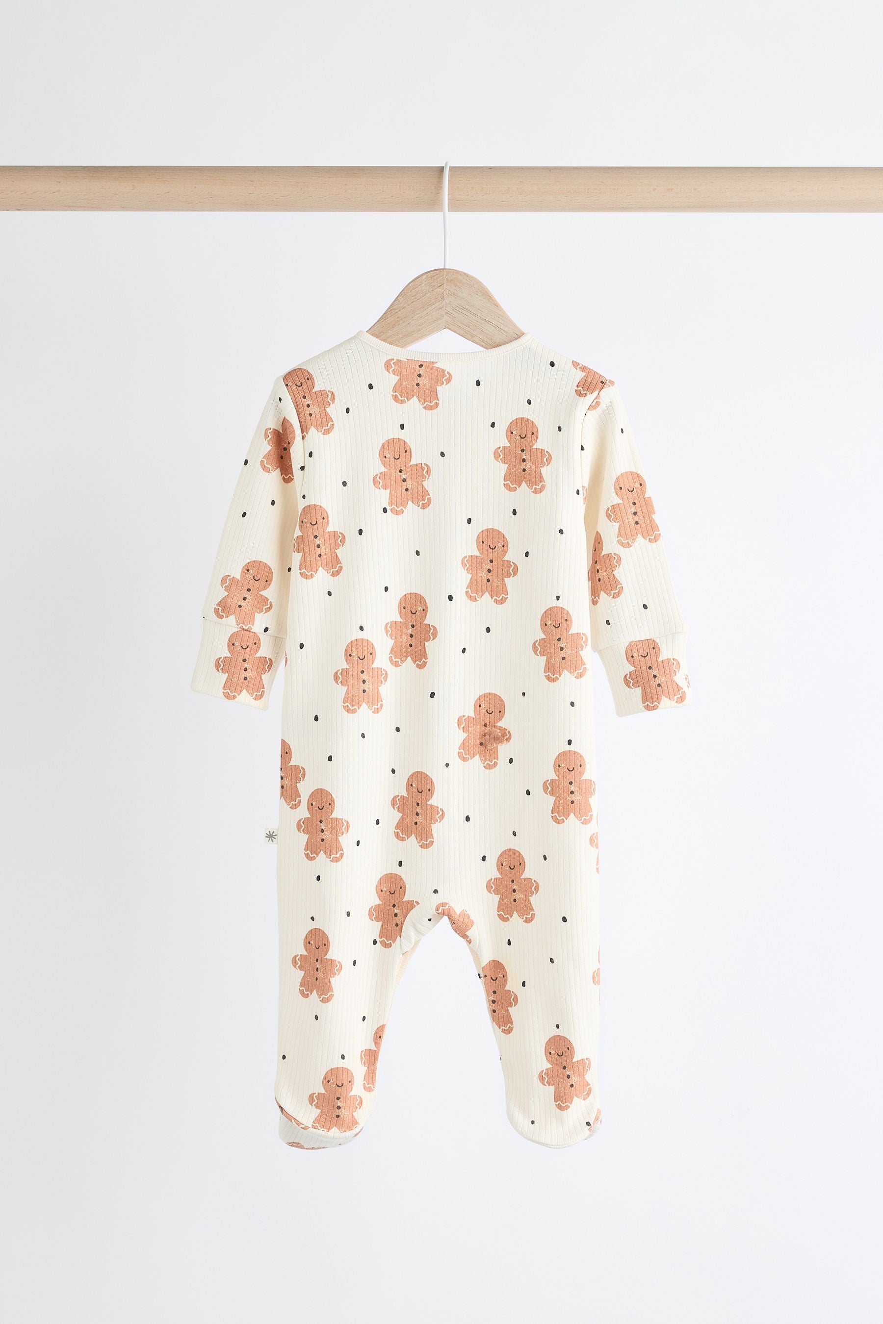 Ecru Character Sleepsuits 3 Pack (0mths-2yrs)