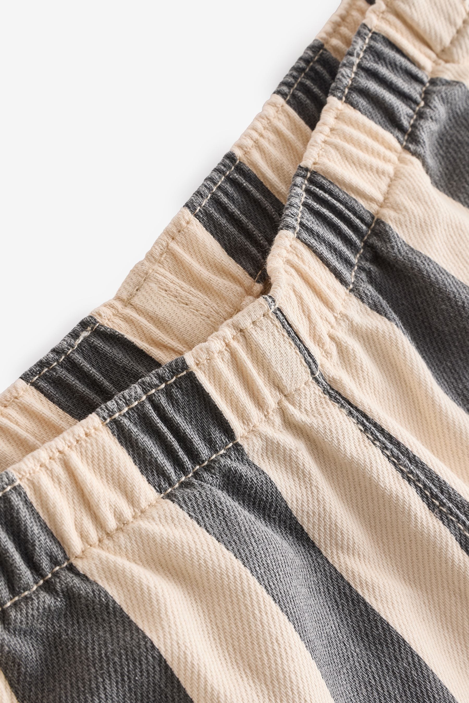 Monochrome Stripe 100% Cotton Trousers (3mths-7yrs)