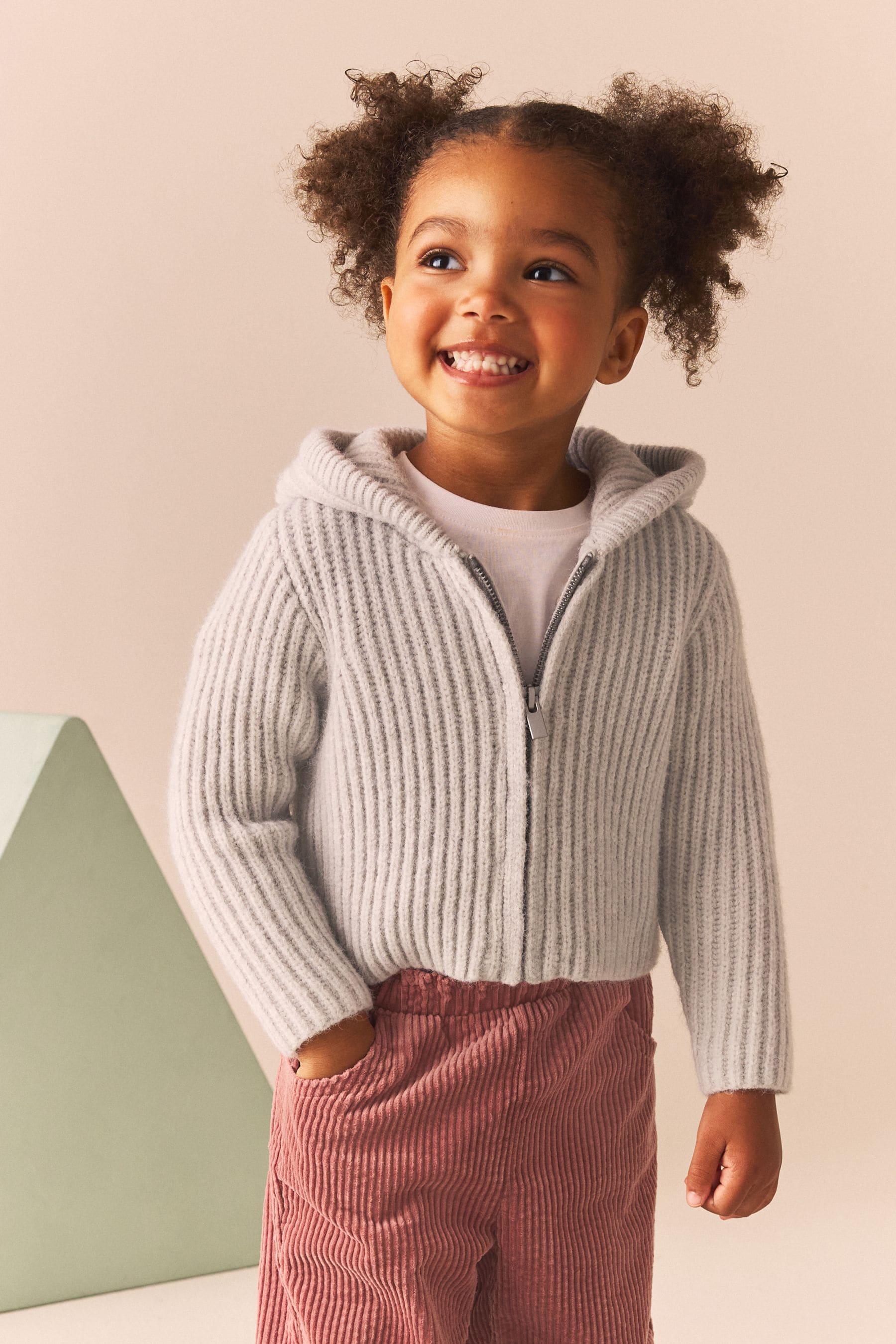 Grey Hooded Cardigan (3mths-7yrs)