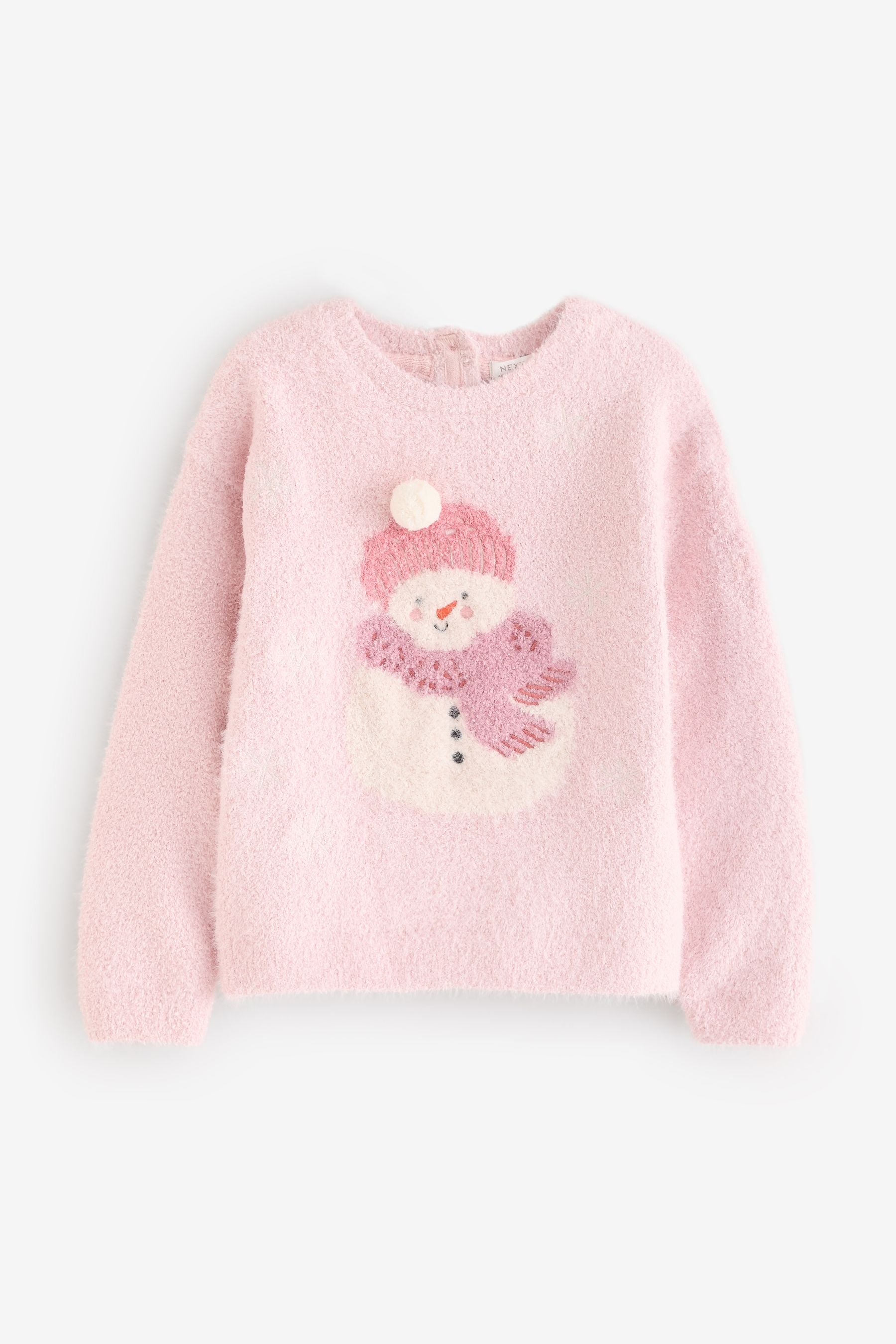 Pink Snowman Jumper (2-8yrs)