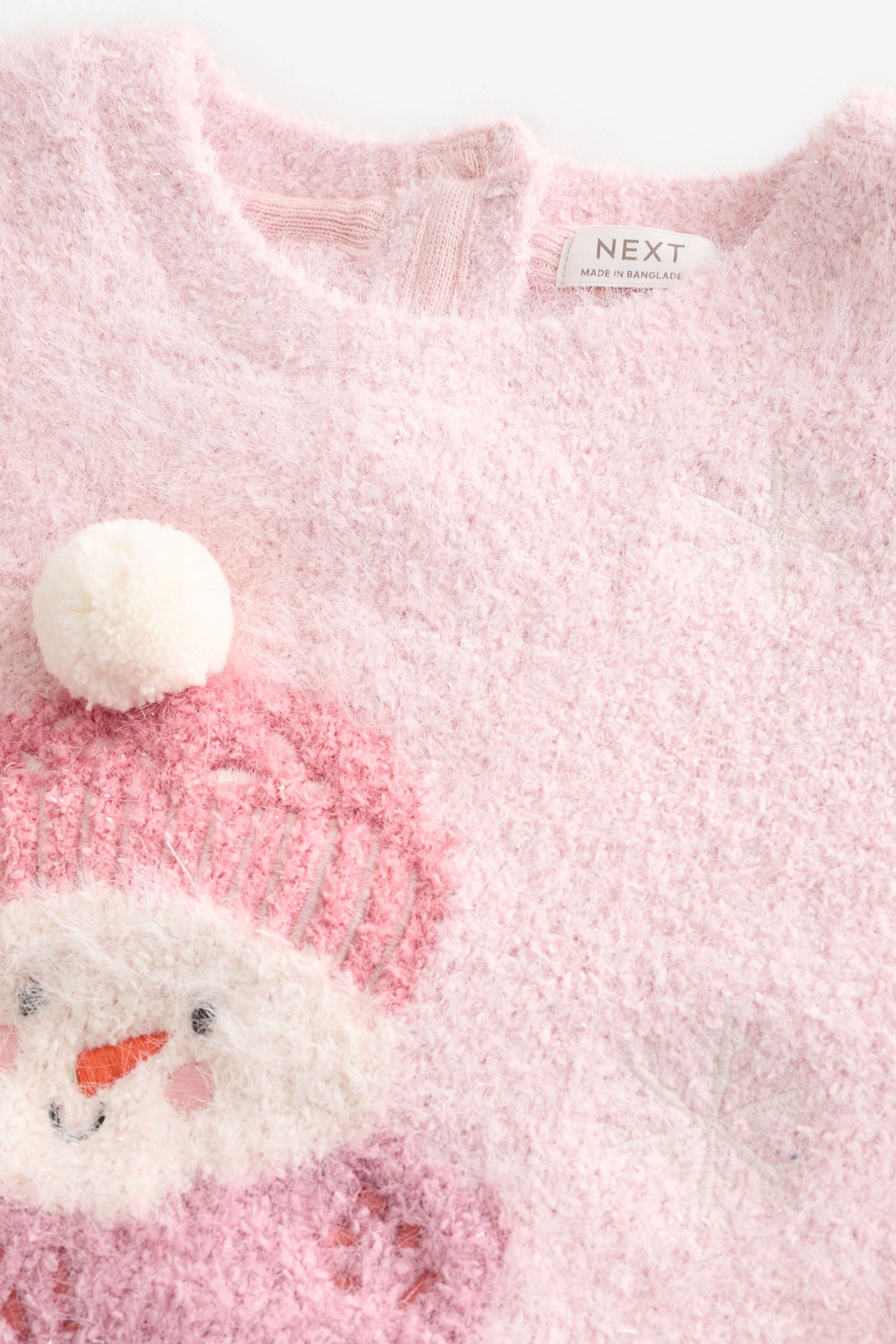 Pink Snowman Jumper (2-8yrs)