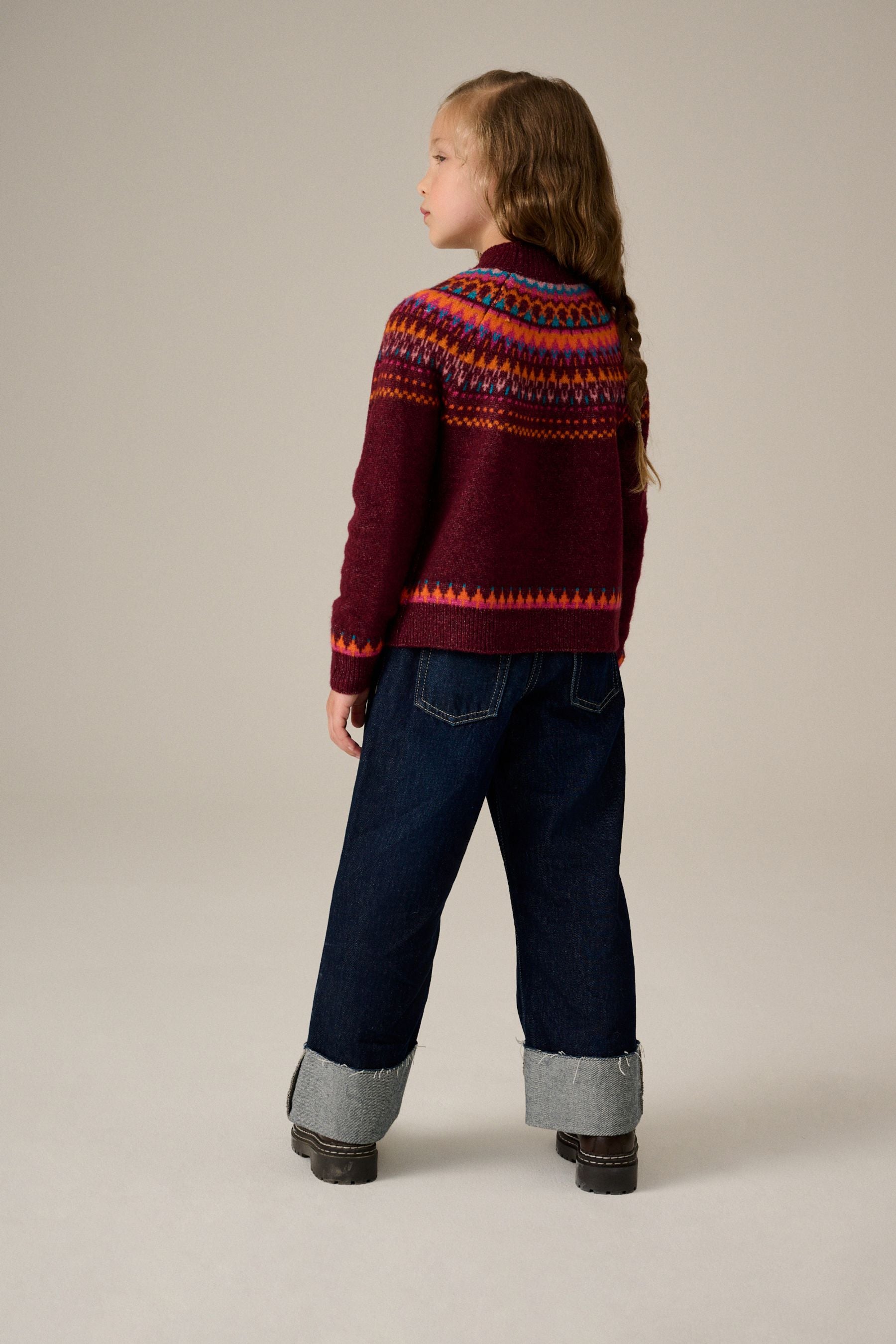 Plum Purple Fairilse Jumper (3-16yrs)