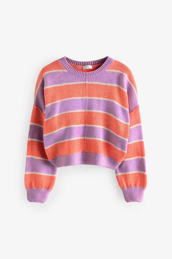 Multi Stripe Boxy Jumper (3-16yrs)