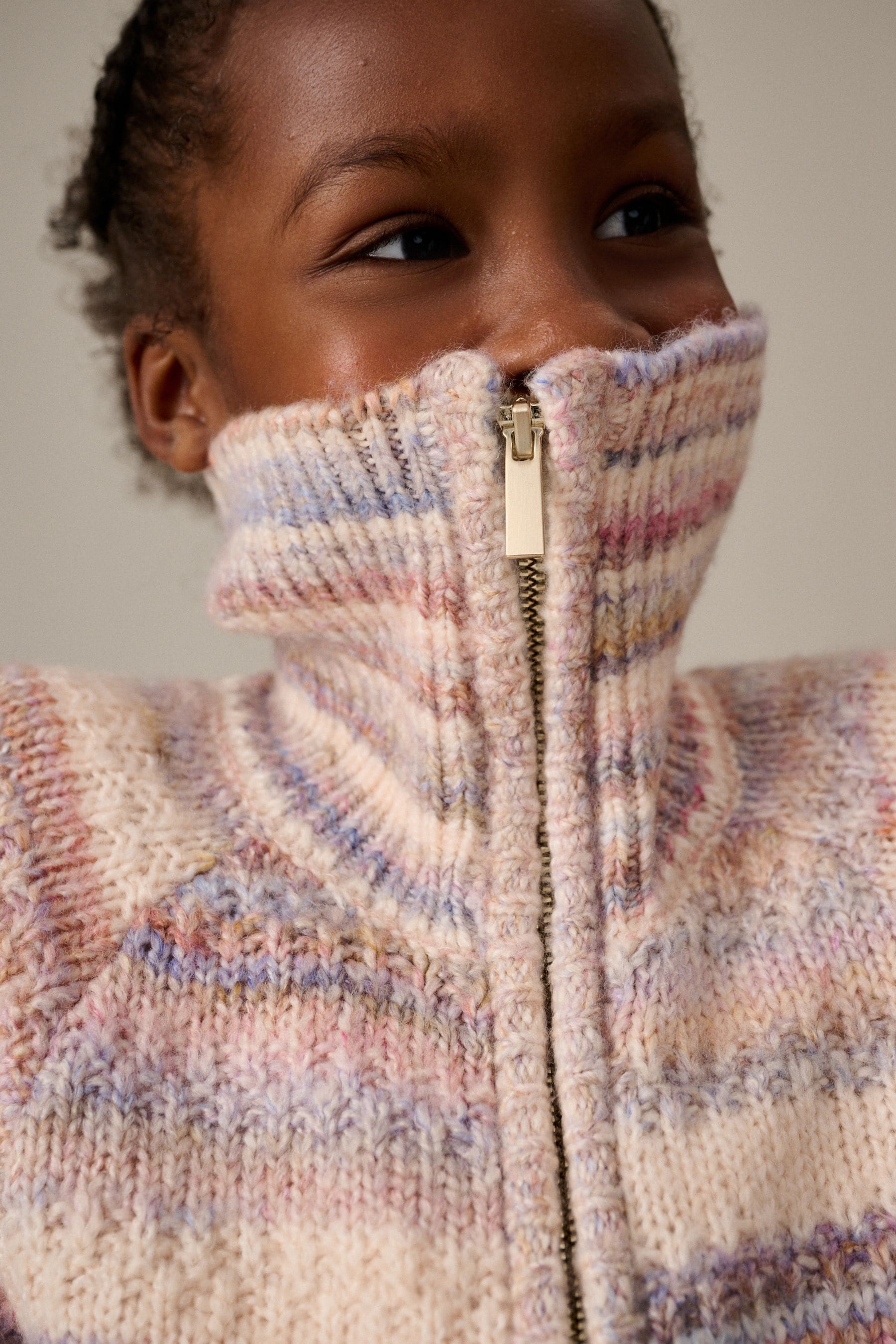 Pink Zip Through Cardigan (3-16yrs)