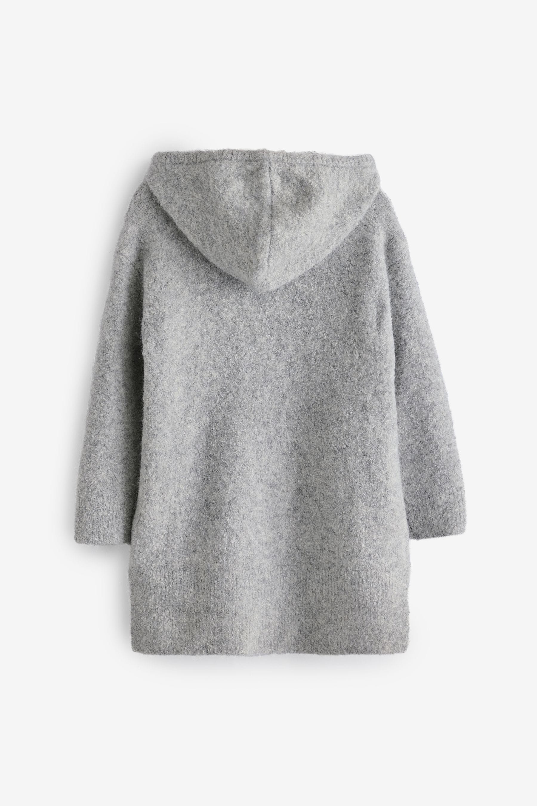 Grey Hooded Jumper Dress (3-16yrs)