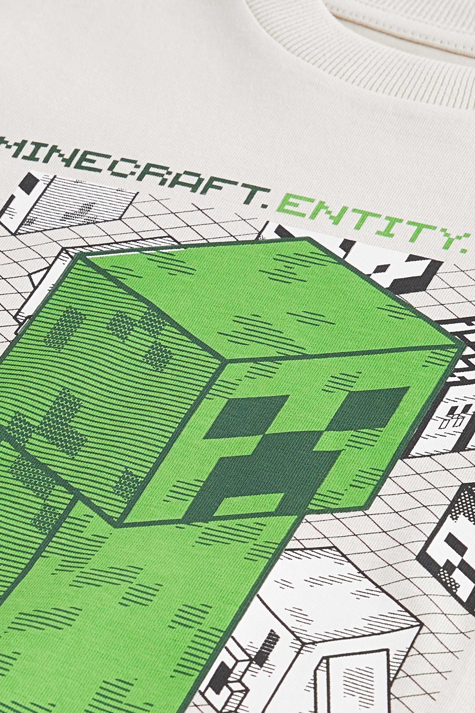 Stone 100% Cotton Licensed Minecraft T-Shirt (3-16yrs)