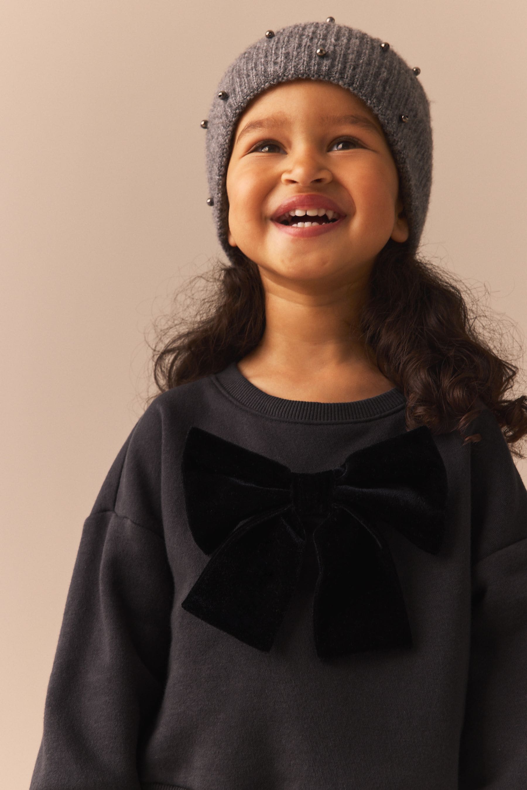 Black Bow Sweatshirt & Skort Set (3mths-7yrs)