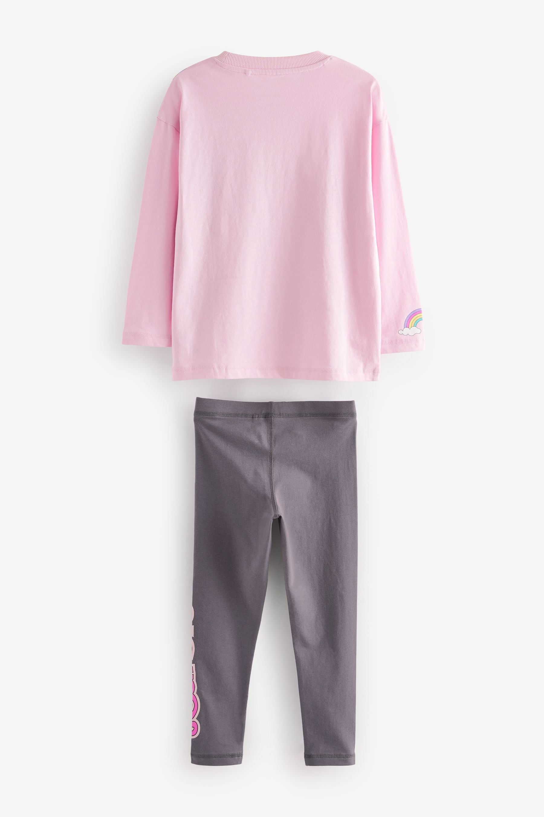 Pink/Grey Barbie License 100% Cotton Pyjamas (3-12yrs)